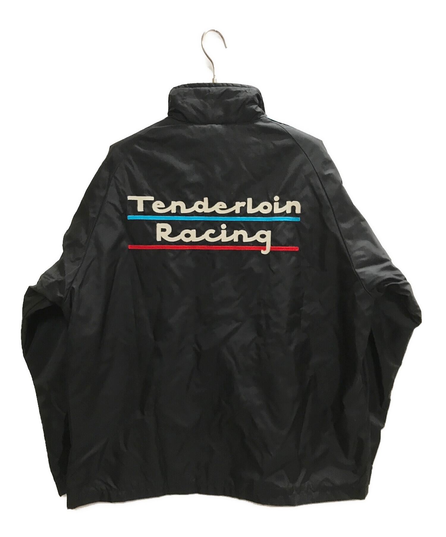 TENDERLOIN (テンダーロイン) 16A/W レーシングコーチジャケット ブラック サイズ:Ｓ