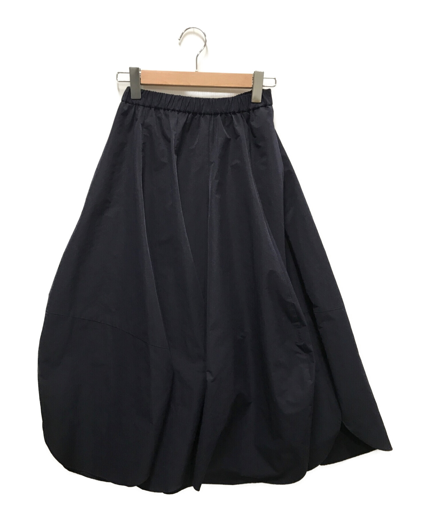 nagonstans (ナゴンスタンス) Peper タフタドレープスカート ネイビー サイズ:SMALL