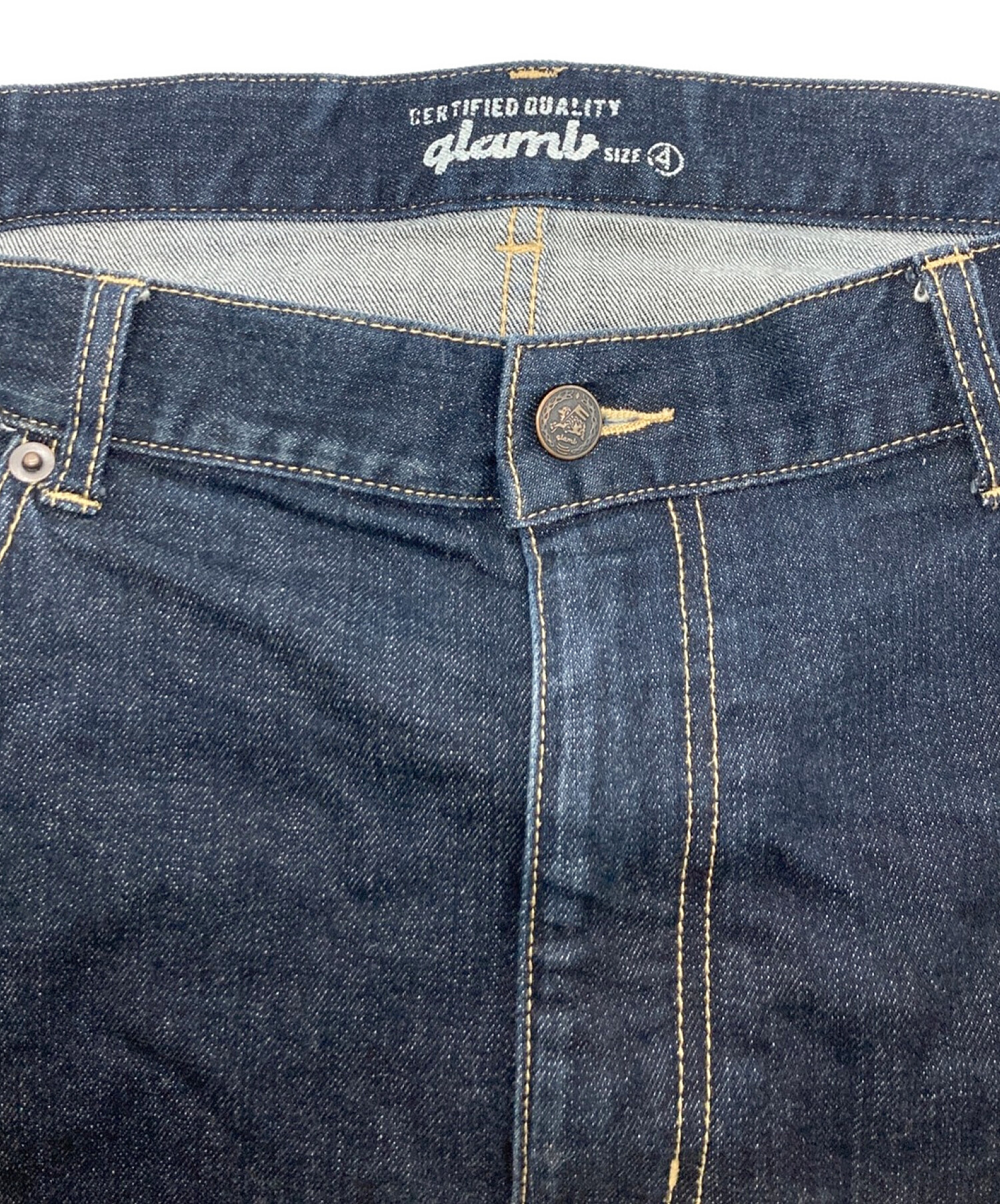 中古・古着通販】glamb (グラム) Poly denim インディゴ サイズ:4