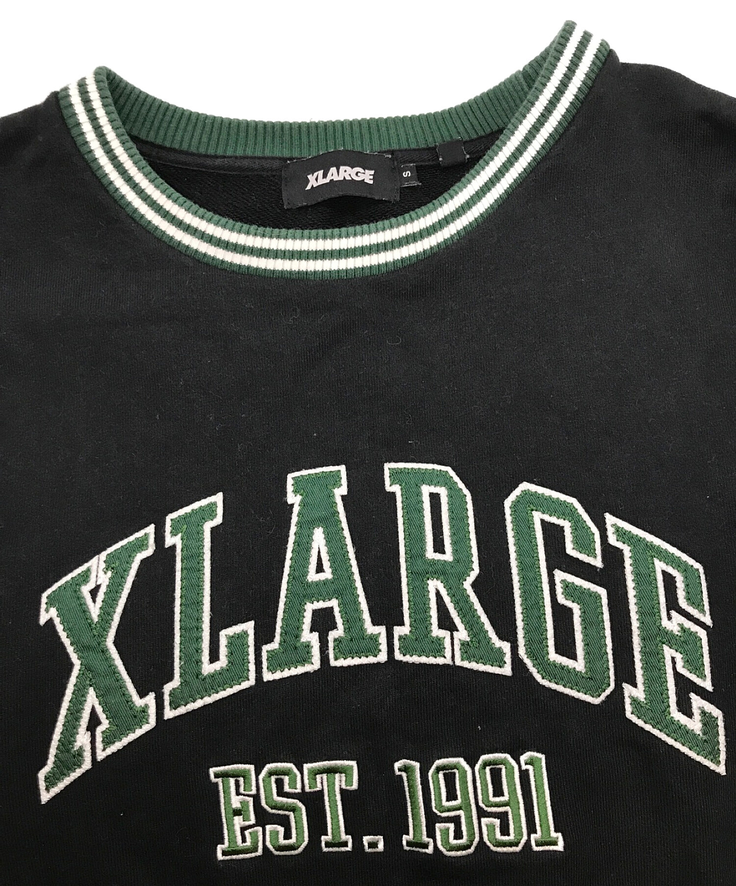 Xlarge rib discount line crewneck sweat