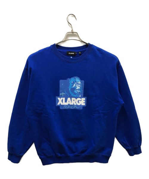 【中古・古着通販】X-LARGE (エクストララージ) スウェット ブルー