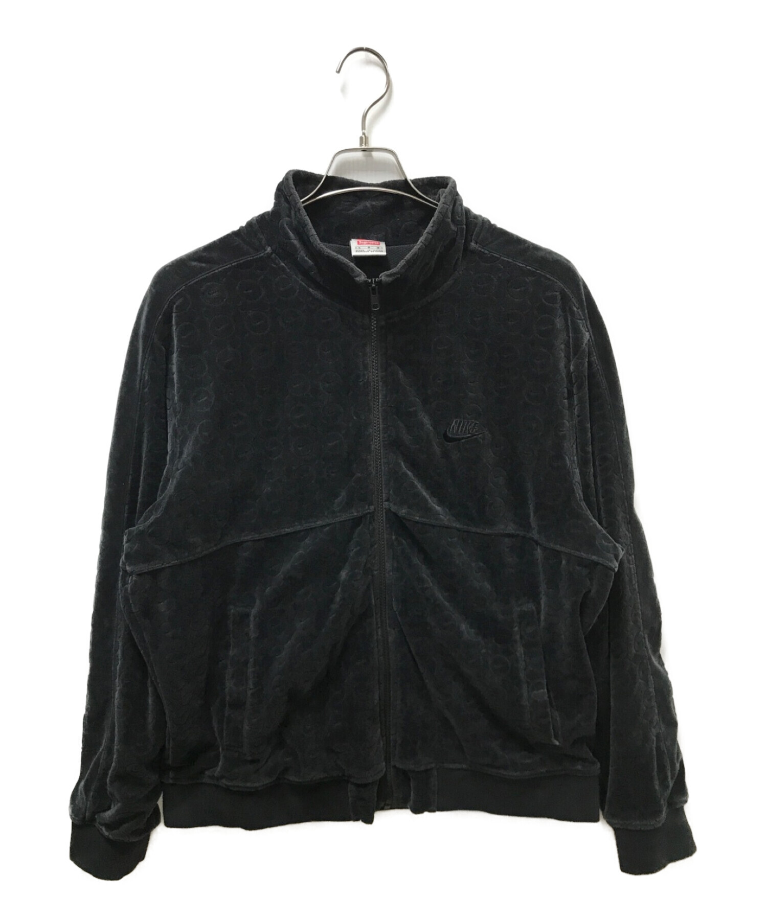 Lサイズ Supreme Nike Velour Track Jacket 黒-