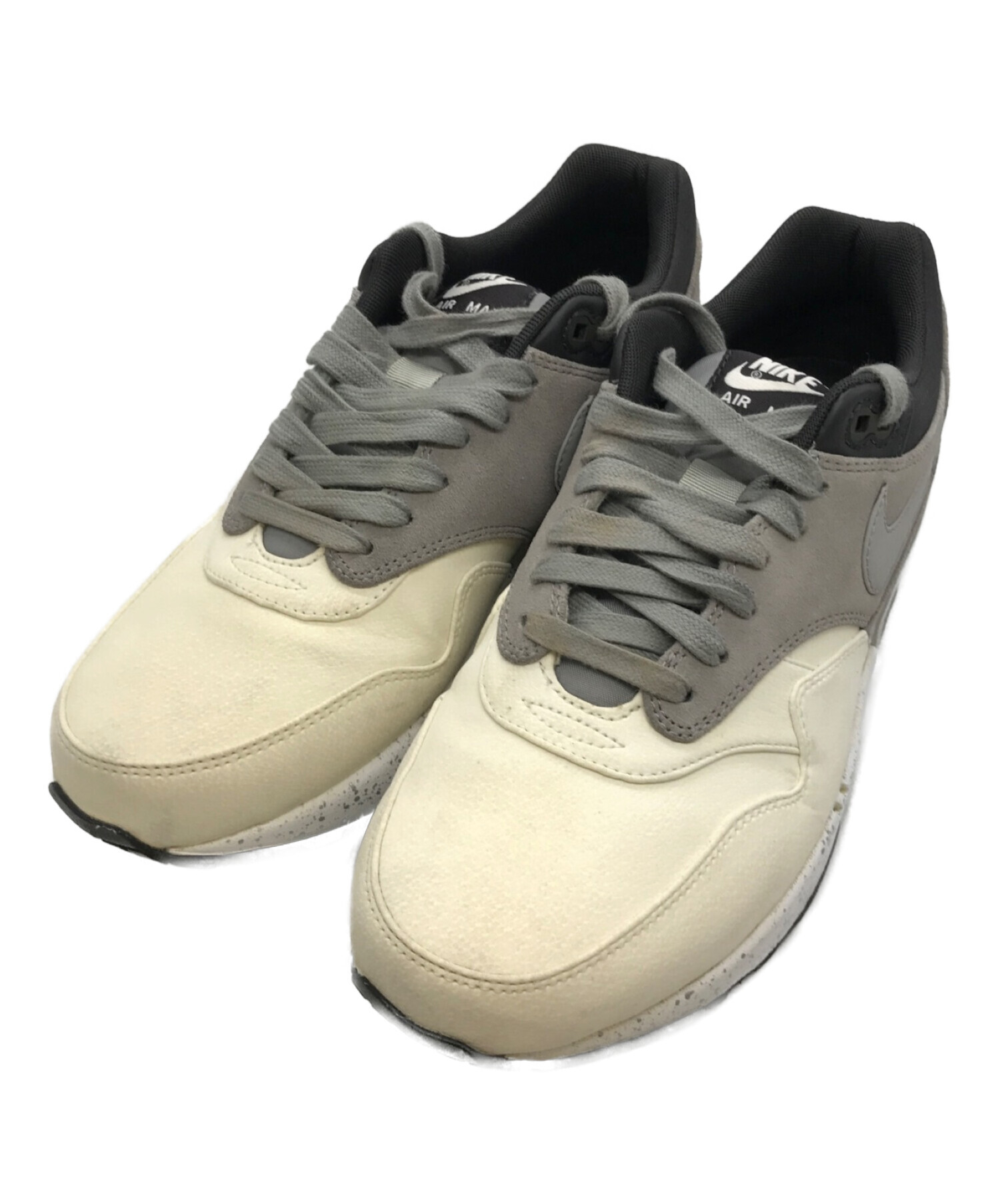 中古・古着通販】NIKE (ナイキ) ローカットスニーカー グレー×ベージュ