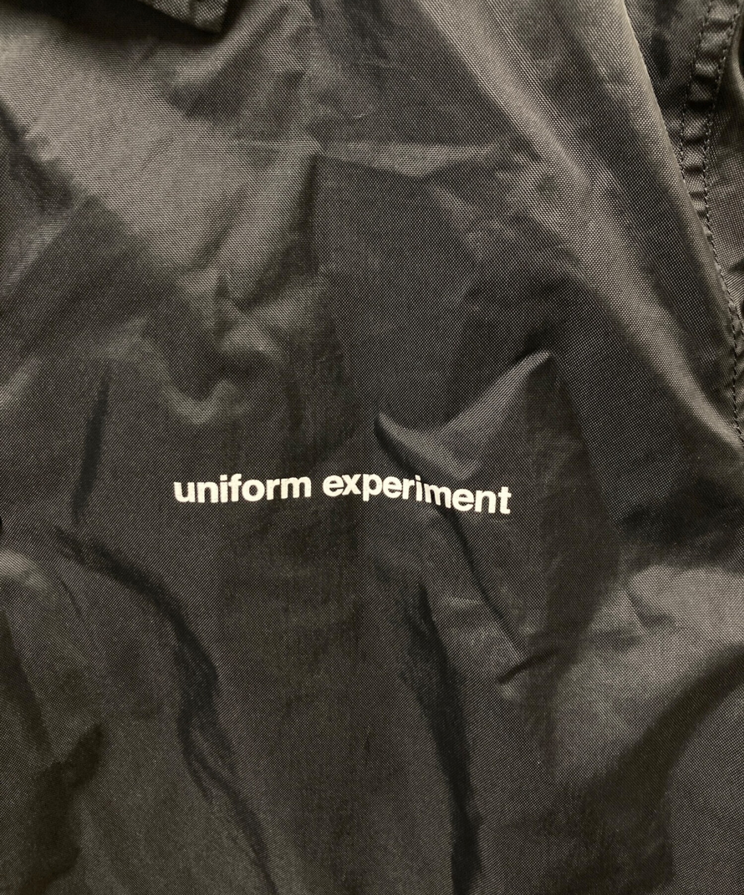 uniform experiment (ユニフォームエクスペリメント) ビッグコーチジャケット ブラック サイズ:2