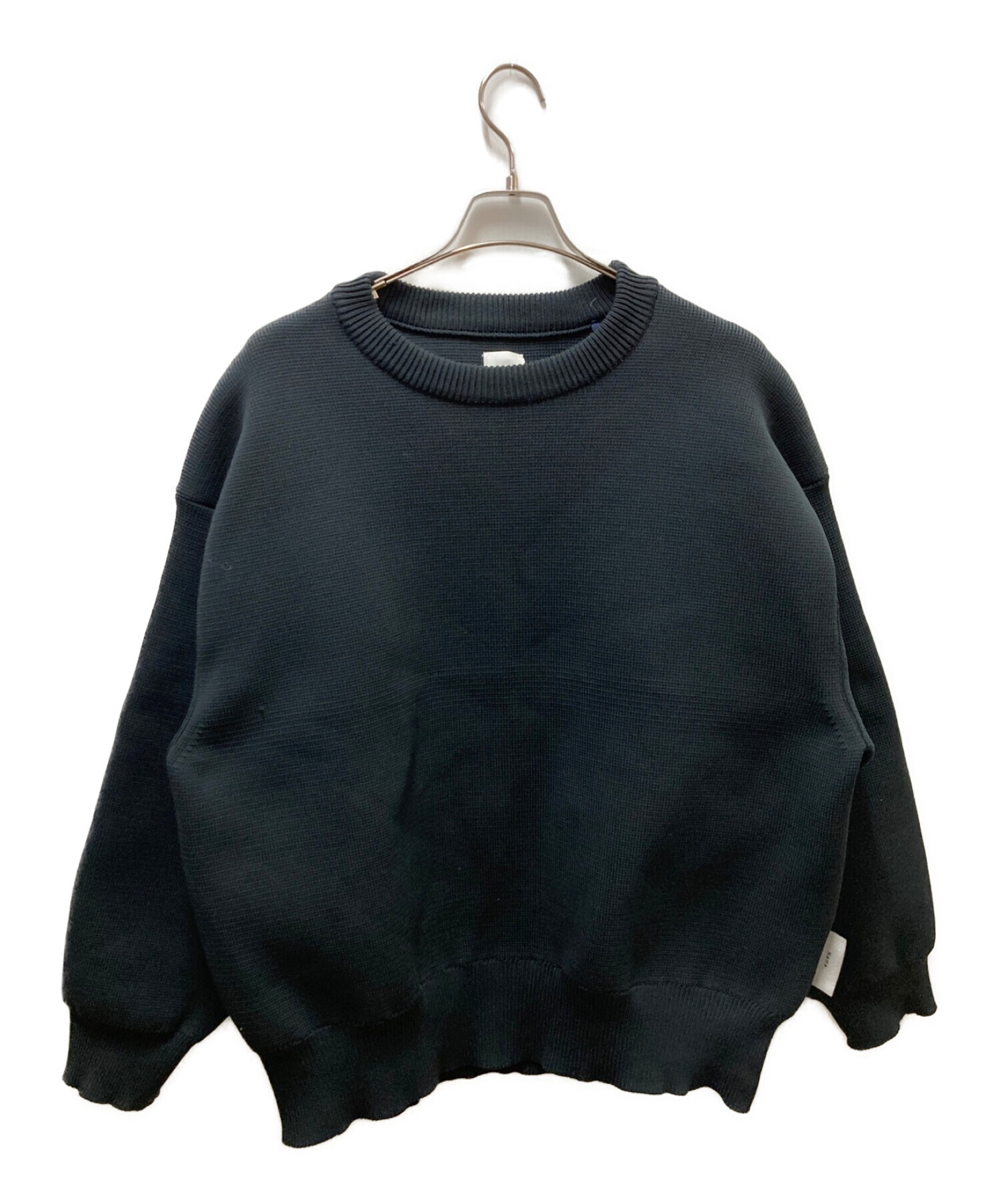 Name. (ネーム) POLYESTER OVERSIZED KNIT SWEATER ブラック サイズ:1