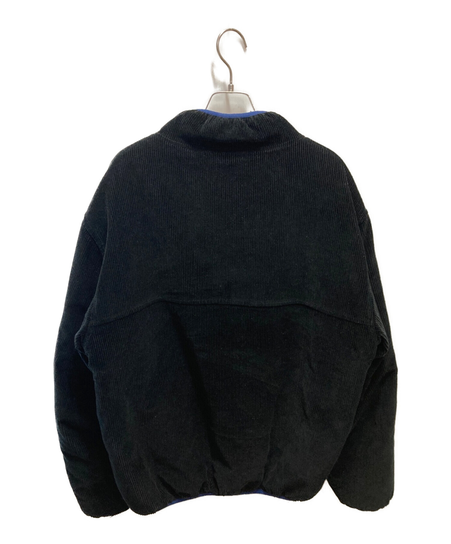 stussy (ステューシー) Corduroy Mock Pullover ブラック サイズ:Ｌ