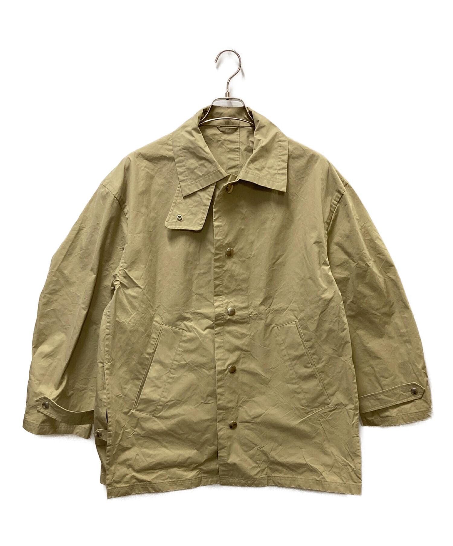 中古・古着通販】YOKE (ヨーク) OVERSIZED HALF COAT ベージュ サイズ