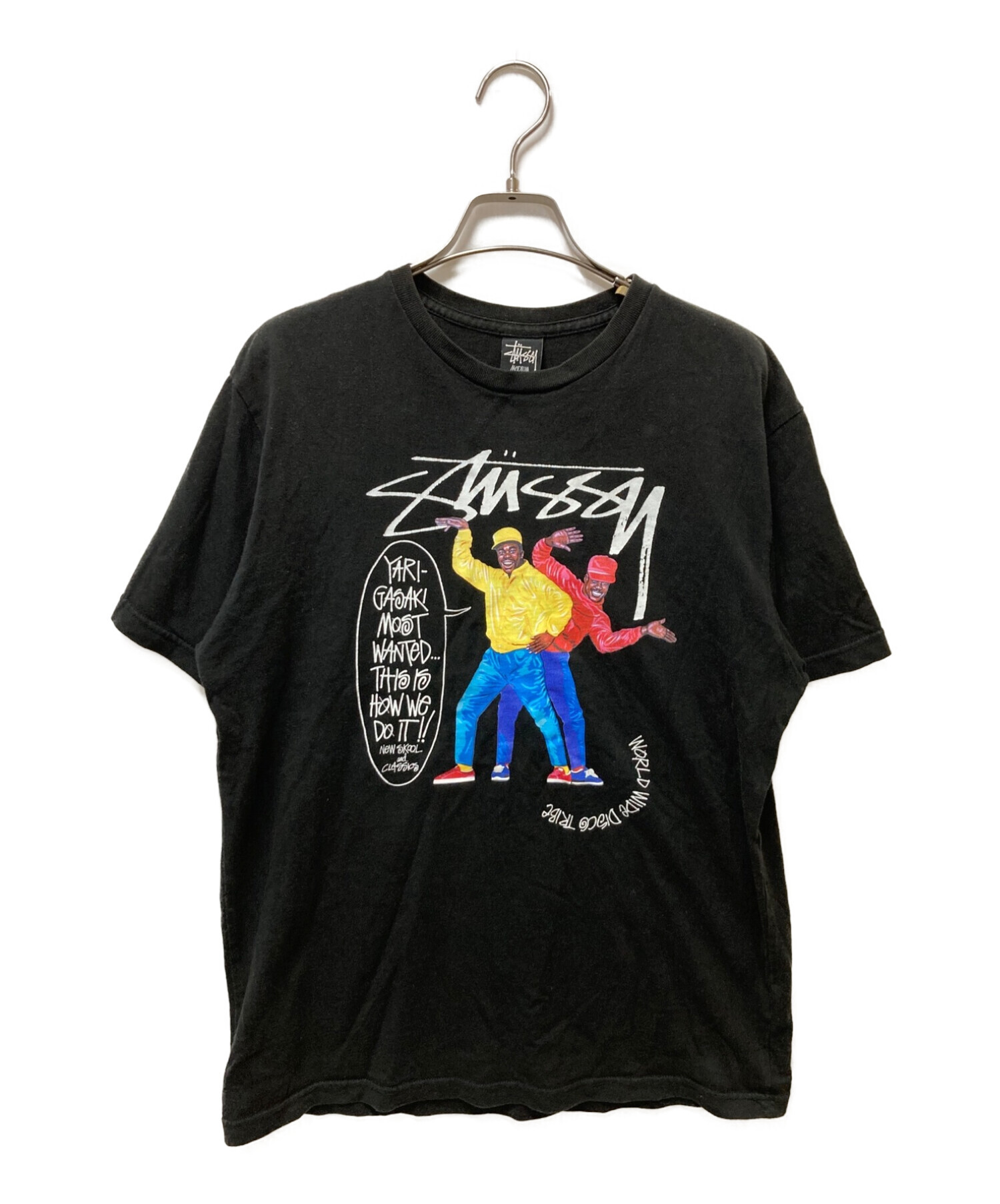 STUSSY ステューシー プリント Tシャツ ブラック M - Tシャツ