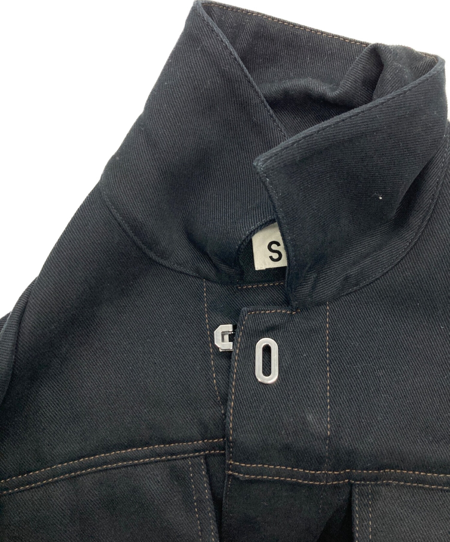 ACNE STUDIOS (アクネストゥディオス) COTTON TWILL JACKET ブラック サイズ:44