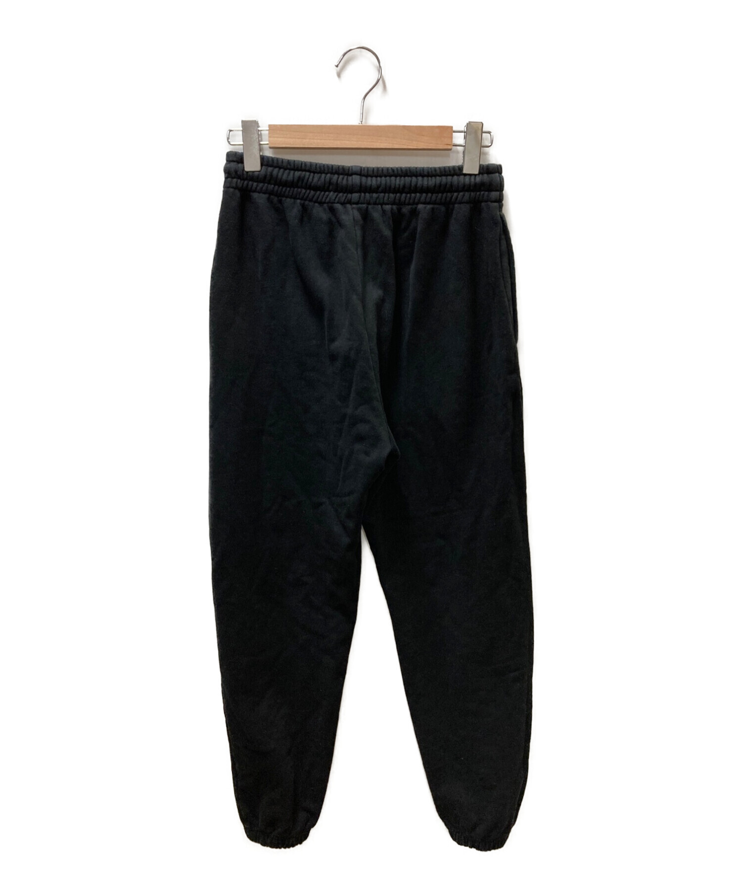 CELINE (セリーヌ) TRACK PANTS IN COTTON FLEECE ブラック サイズ:Ｓ