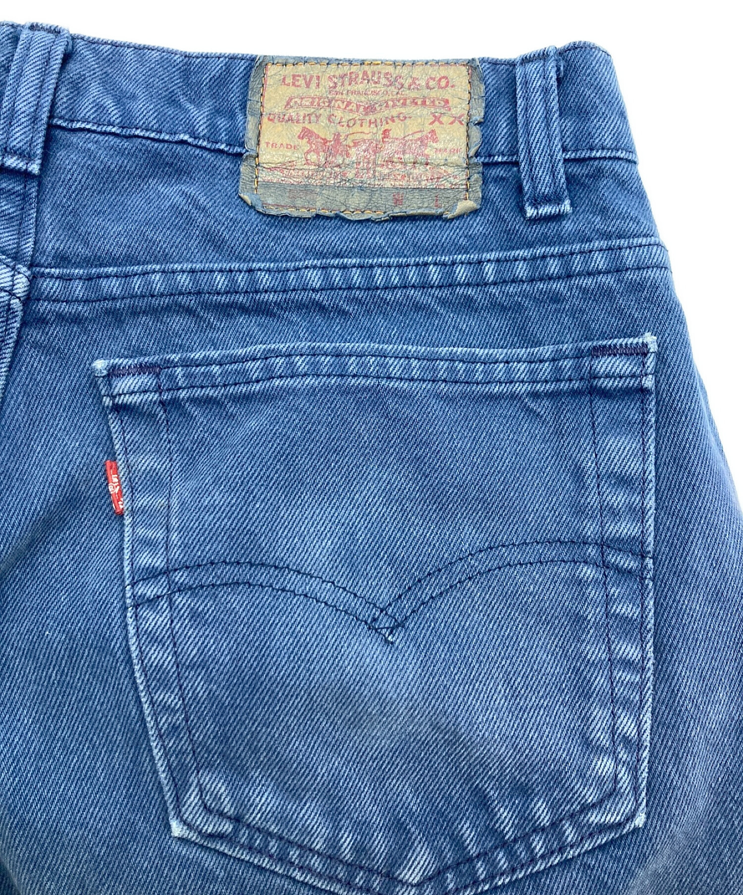 中古・古着通販】LEVI'S (リーバイス) 後染めデニムパンツ インディゴ