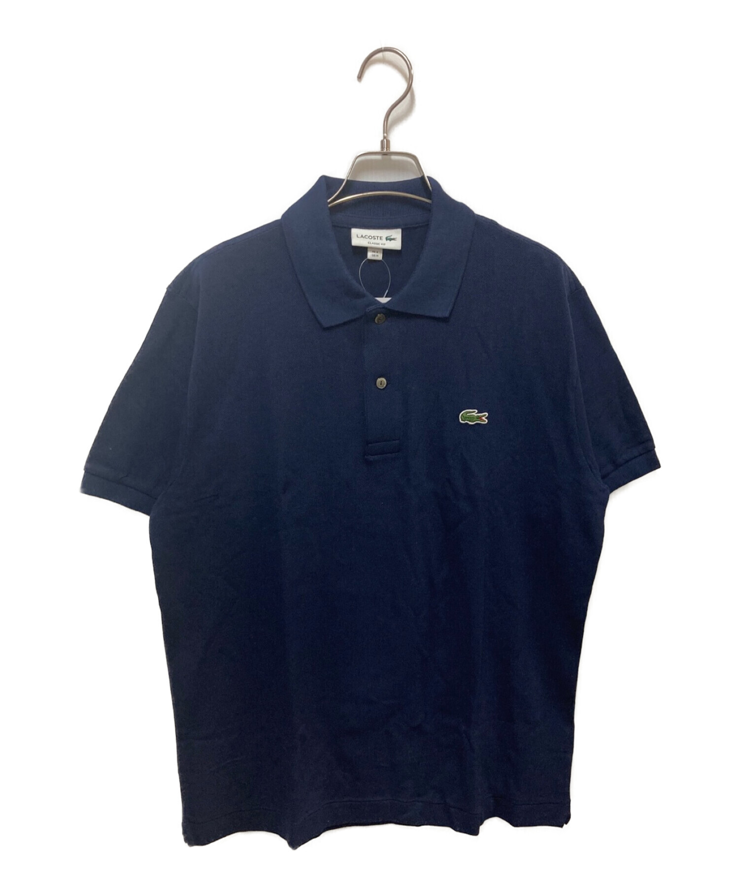 中古・古着通販】LACOSTE (ラコステ) ポロシャツ ネイビー サイズ:Ｍ