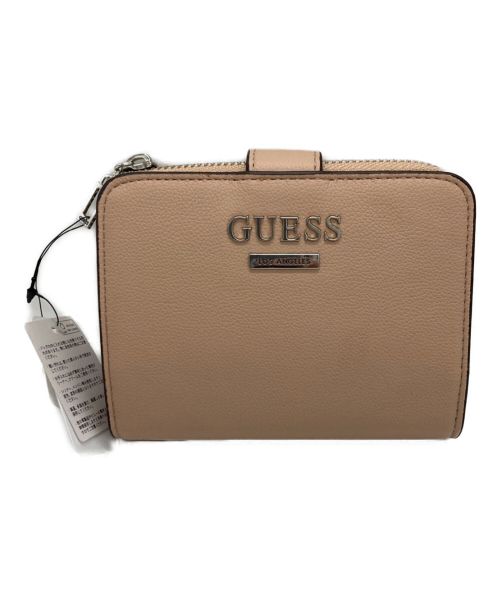 【中古・古着通販】GUESS (ゲス) ラウンドファスナー財布 ピンク