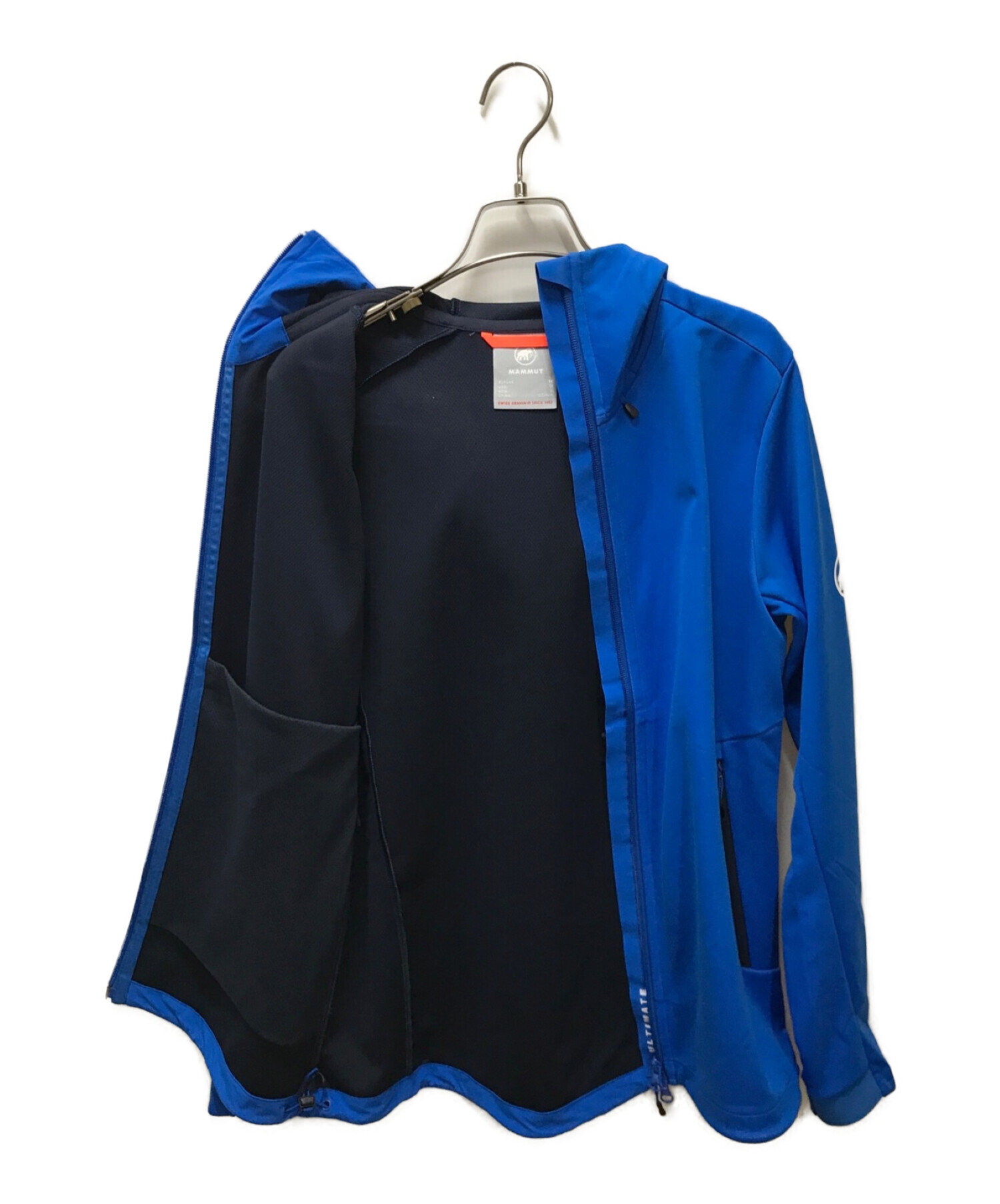 MAMMUT (マムート) Ultimate VII SO Hooded Jacket ブルー サイズ:Ｍ