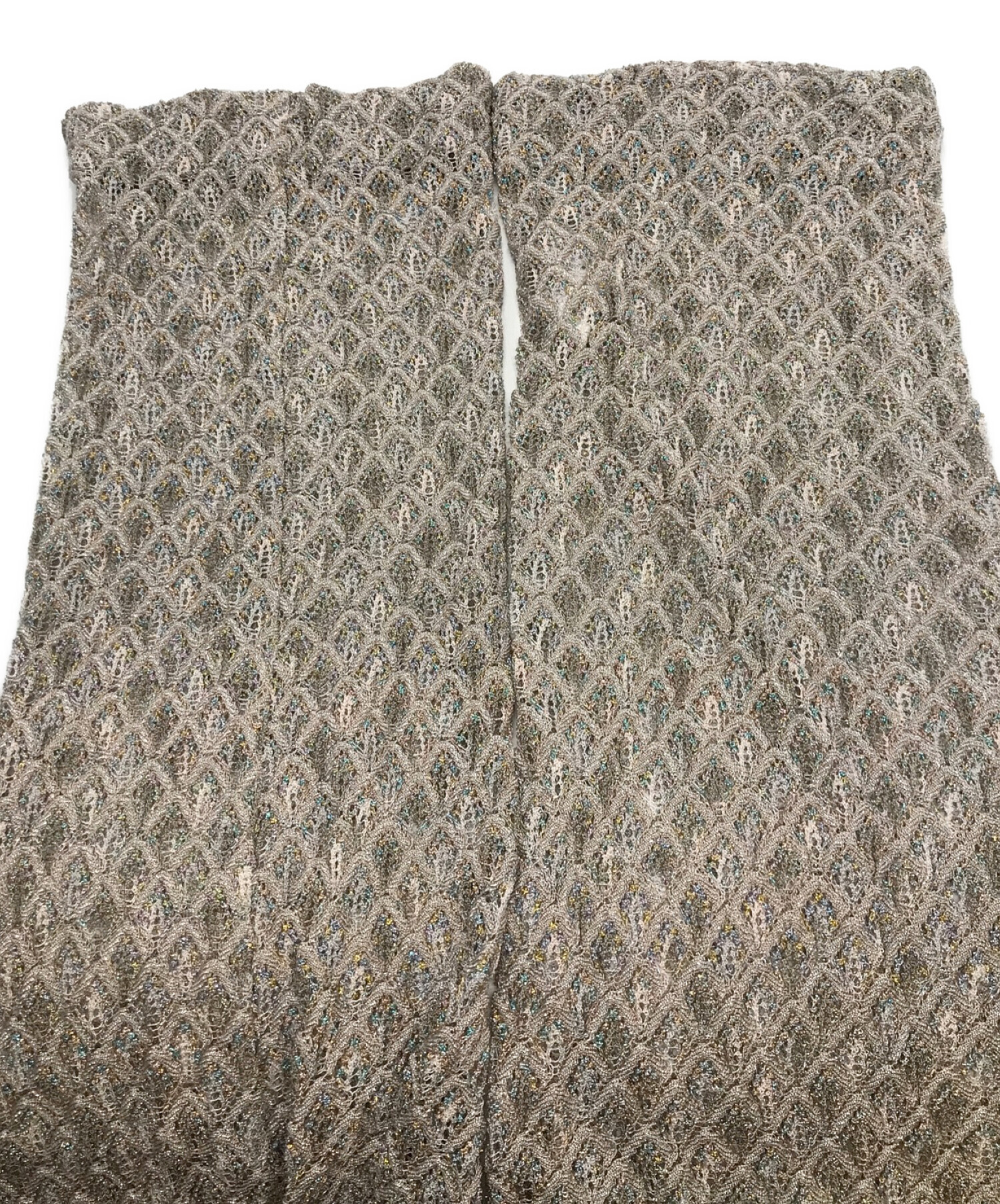 中古・古着通販】missoni (ミッソーニ) ニットパンツ ピンク