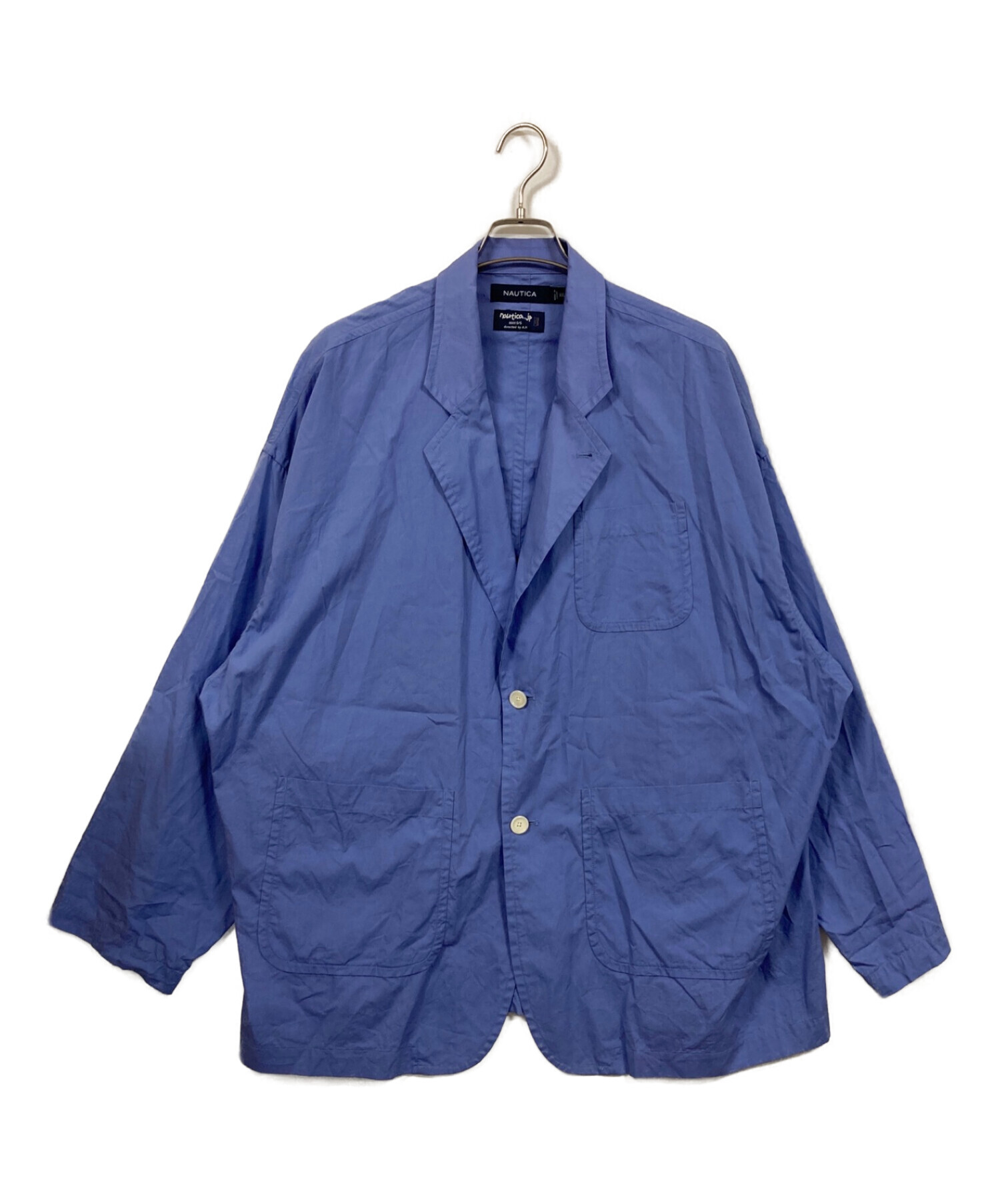 NAUTICA (ノーティカ) ADULT ORIENTED ROBES (アダルトオリエンテッドローブス) Broad Shirt Jacket  ブルー サイズ:ＸＸＬ