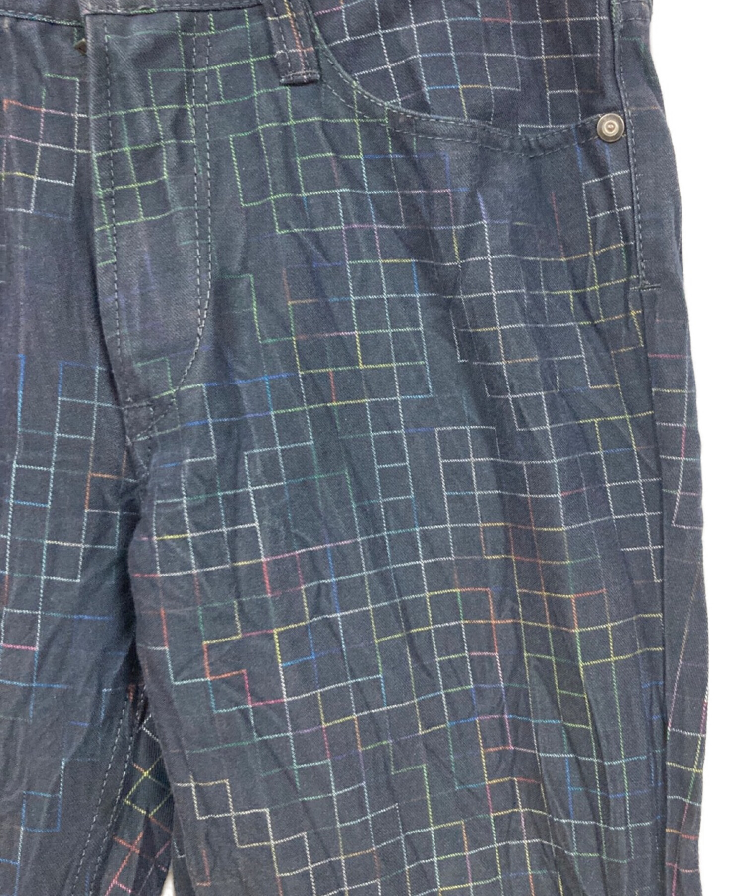 中古・古着通販】ISSEY MIYAKE MEN (イッセイミヤケメン) 総柄パンツ