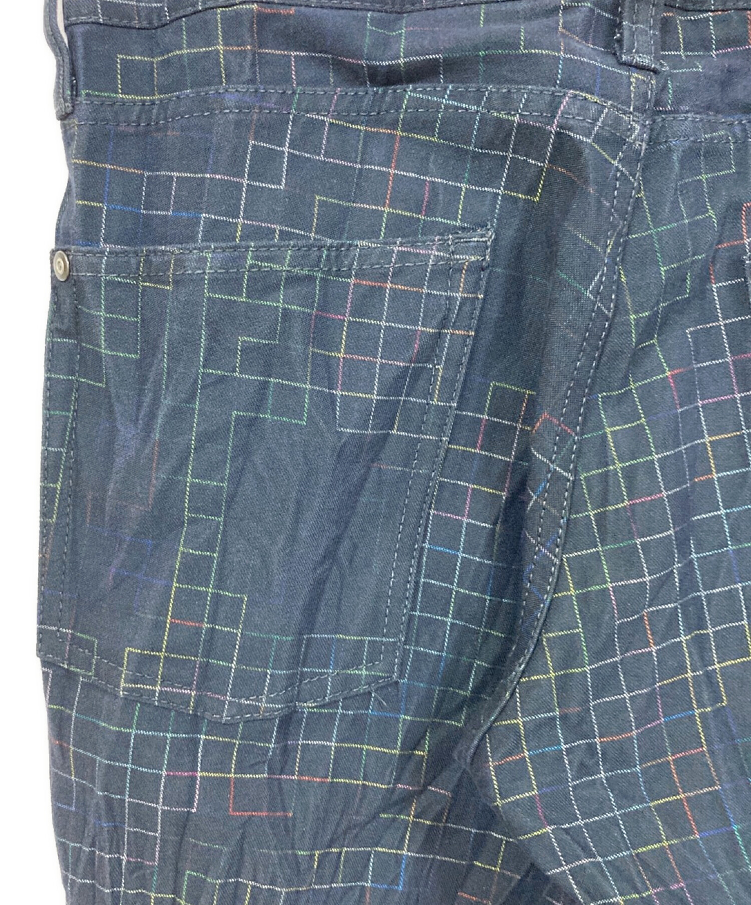 中古・古着通販】ISSEY MIYAKE MEN (イッセイミヤケメン) 総柄パンツ