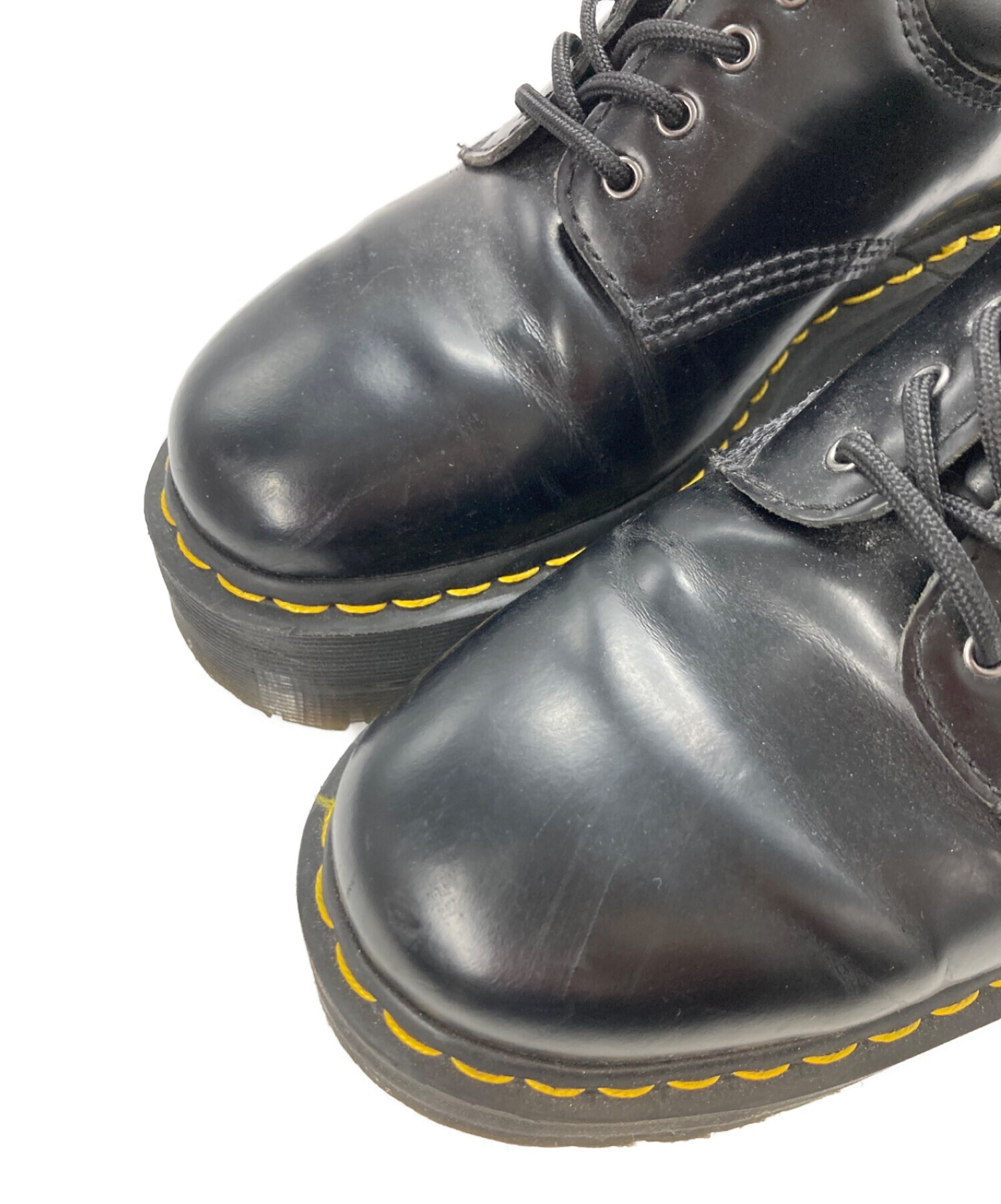 Dr.Martens (ドクターマーチン) 5ホールクワッドシューズ ブラック サイズ:UK8