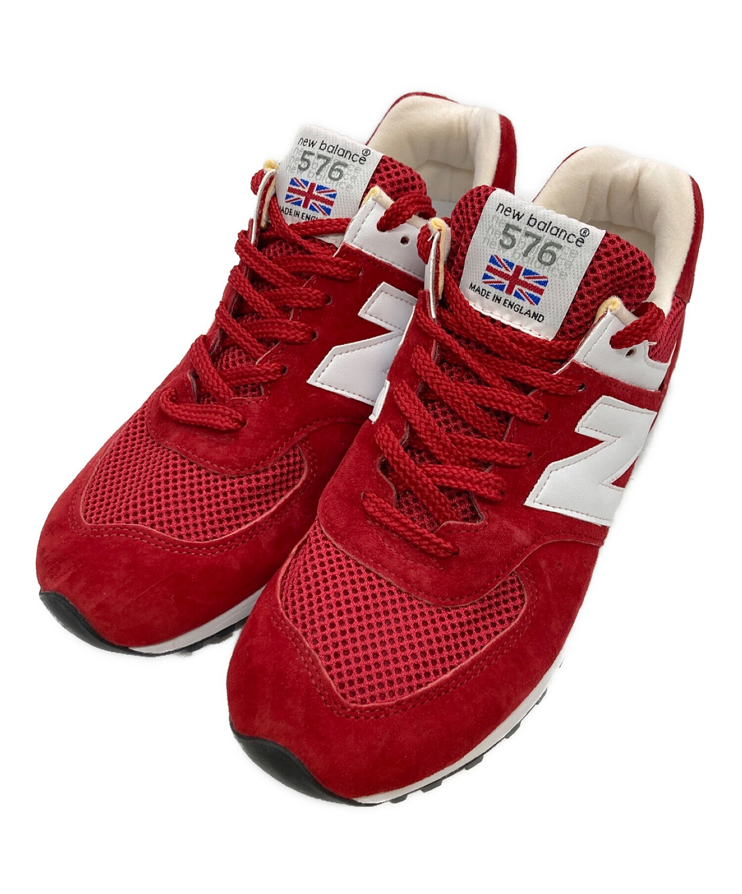 NEW BALANCE (ニューバランス) ローカットスニーカー レッド サイズ:US7