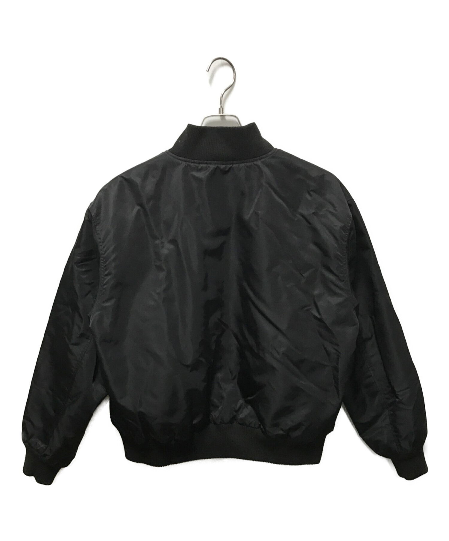 stussy (ステューシー) surfman stadium jacket ブラック サイズ:Ｓ
