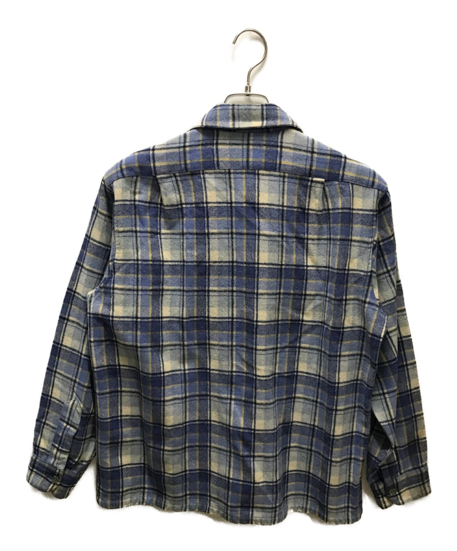 中古・古着通販】PENDLETON (ペンドルトン) ウールシャツ ブルー