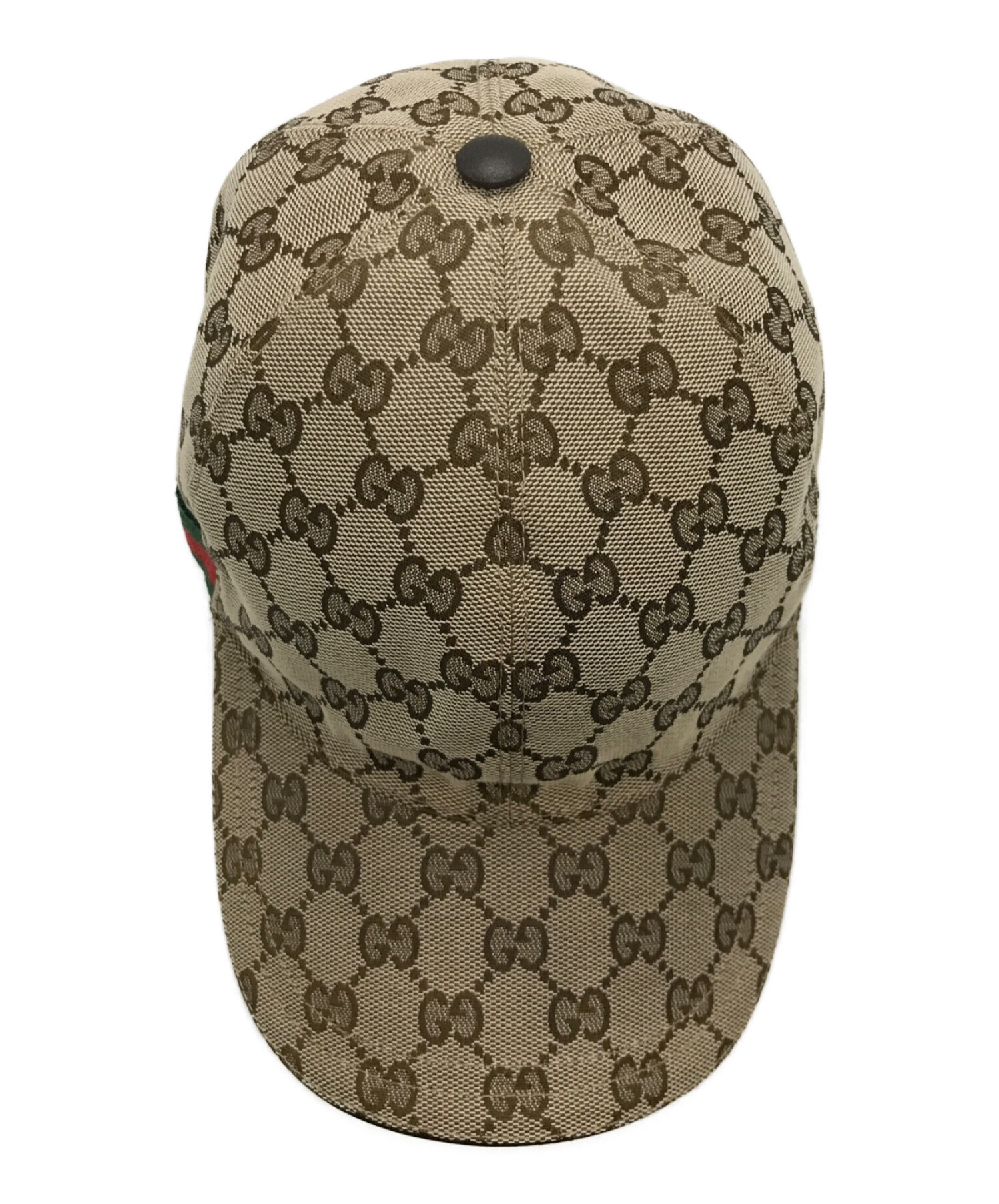 中古・古着通販】GUCCI (グッチ) キャップ ブラウン サイズ:Ｍ