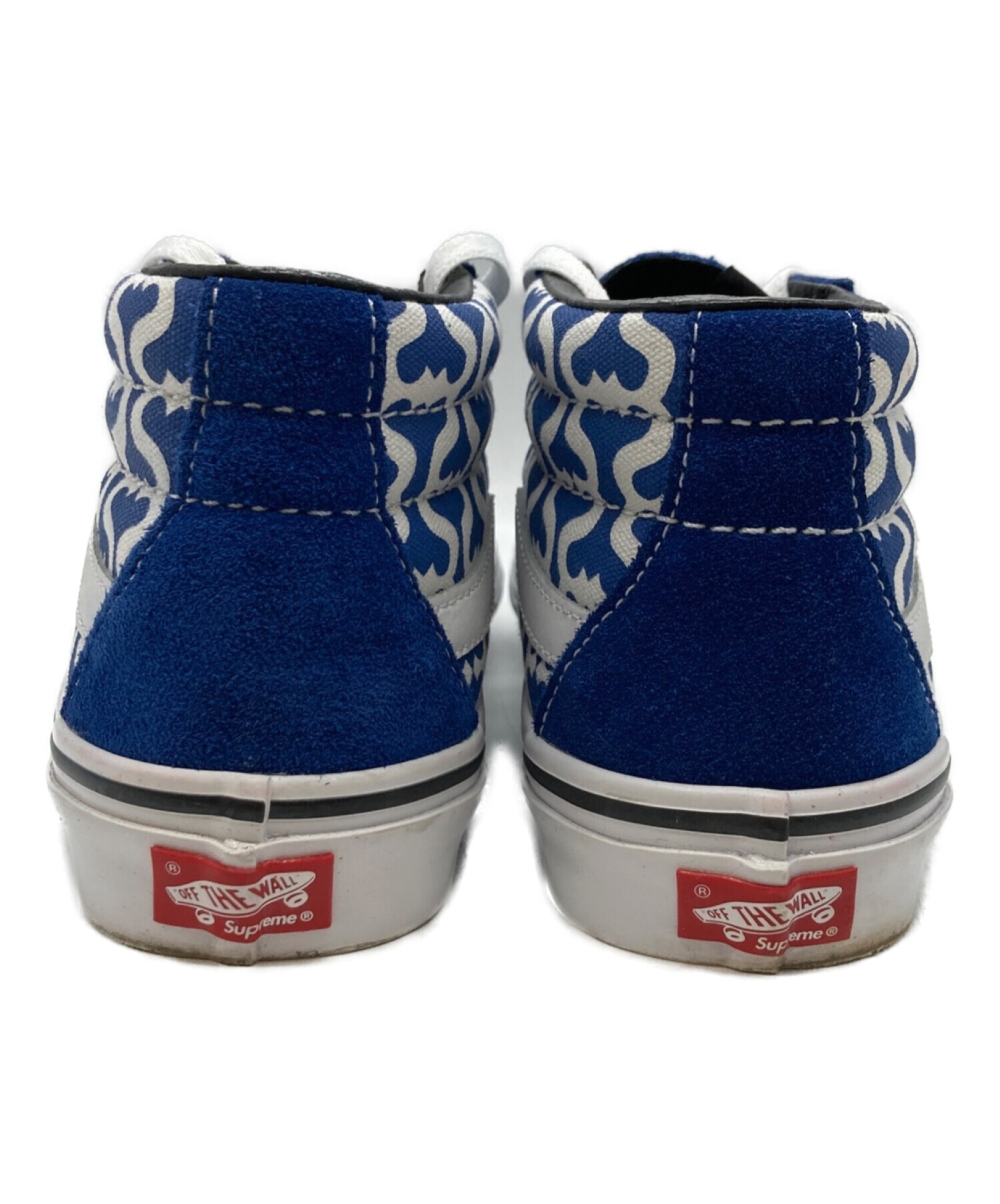 SUPREME (シュプリーム) VANS (ヴァンズ) ハイカットスニーカー ブルー サイズ:US8.5