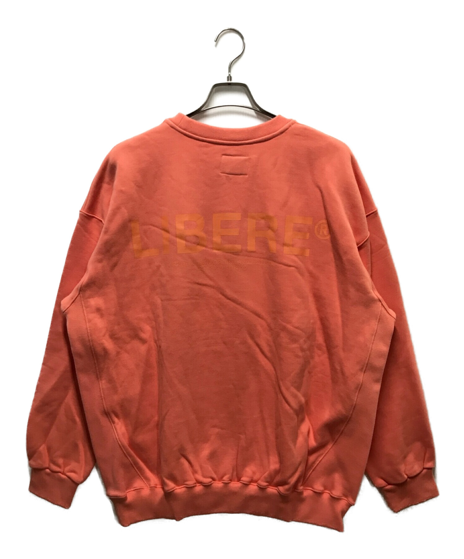 中古・古着通販】LIBERE (リベーレ) LOGO CREW SWEAT オレンジ サイズ