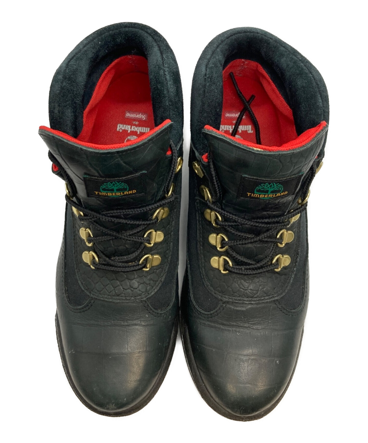 Timberland (ティンバーランド) SUPREME (シュプリーム) Field Boots ブラック サイズ:28cm