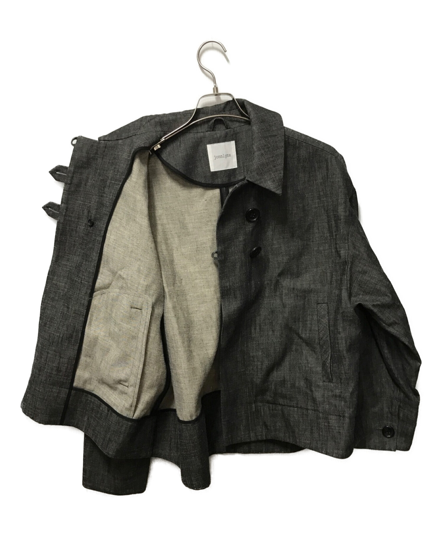 jonnlynx (ジョンリンクス) hemp jacket グレー サイズ:Ｍ