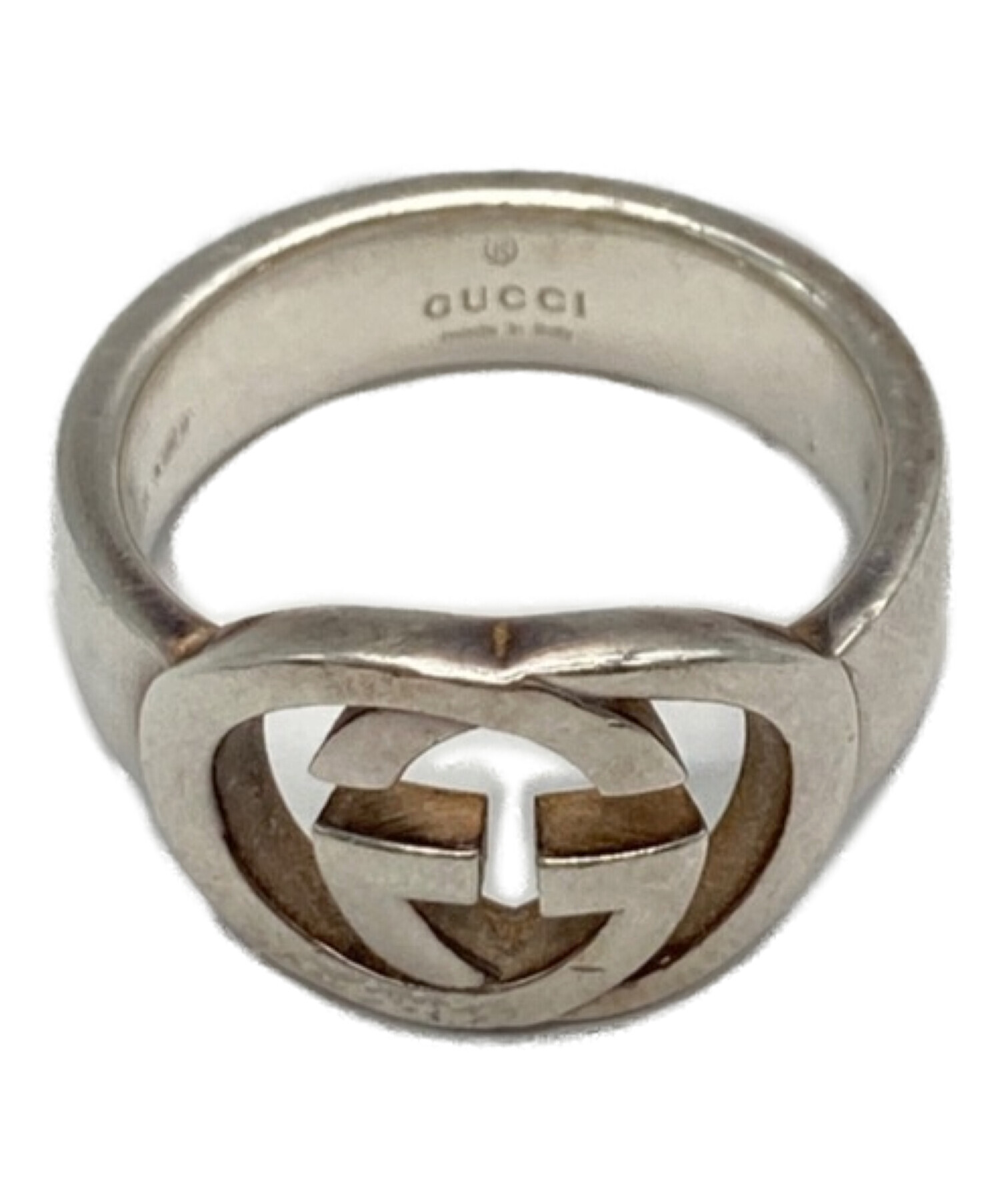 中古・古着通販】GUCCI (グッチ) インターロッキングGリング サイズ:7