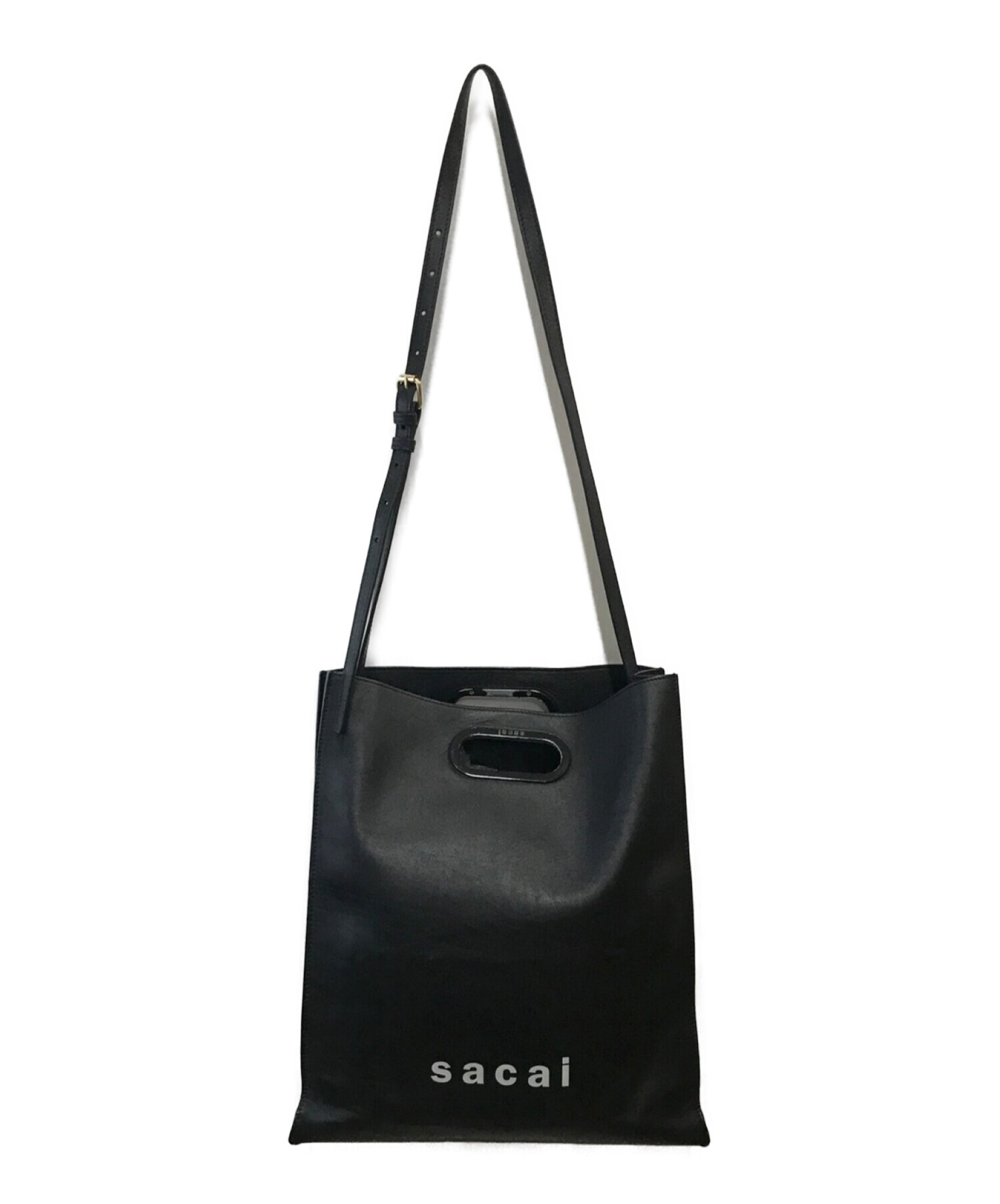 新品　sacai ブラック　Coal Tote Bag Medium バッグとなります