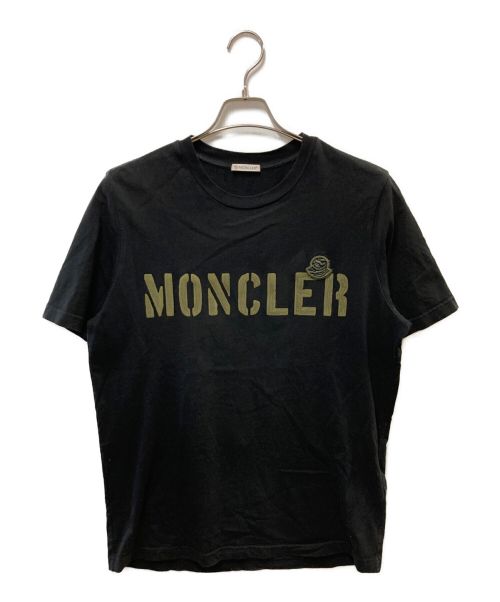 中古・古着通販】MONCLER (モンクレール) プリントTシャツ ブラック サイズ:Ｍ｜ブランド・古着通販 トレファク公式【TREFAC  FASHION】スマホサイト