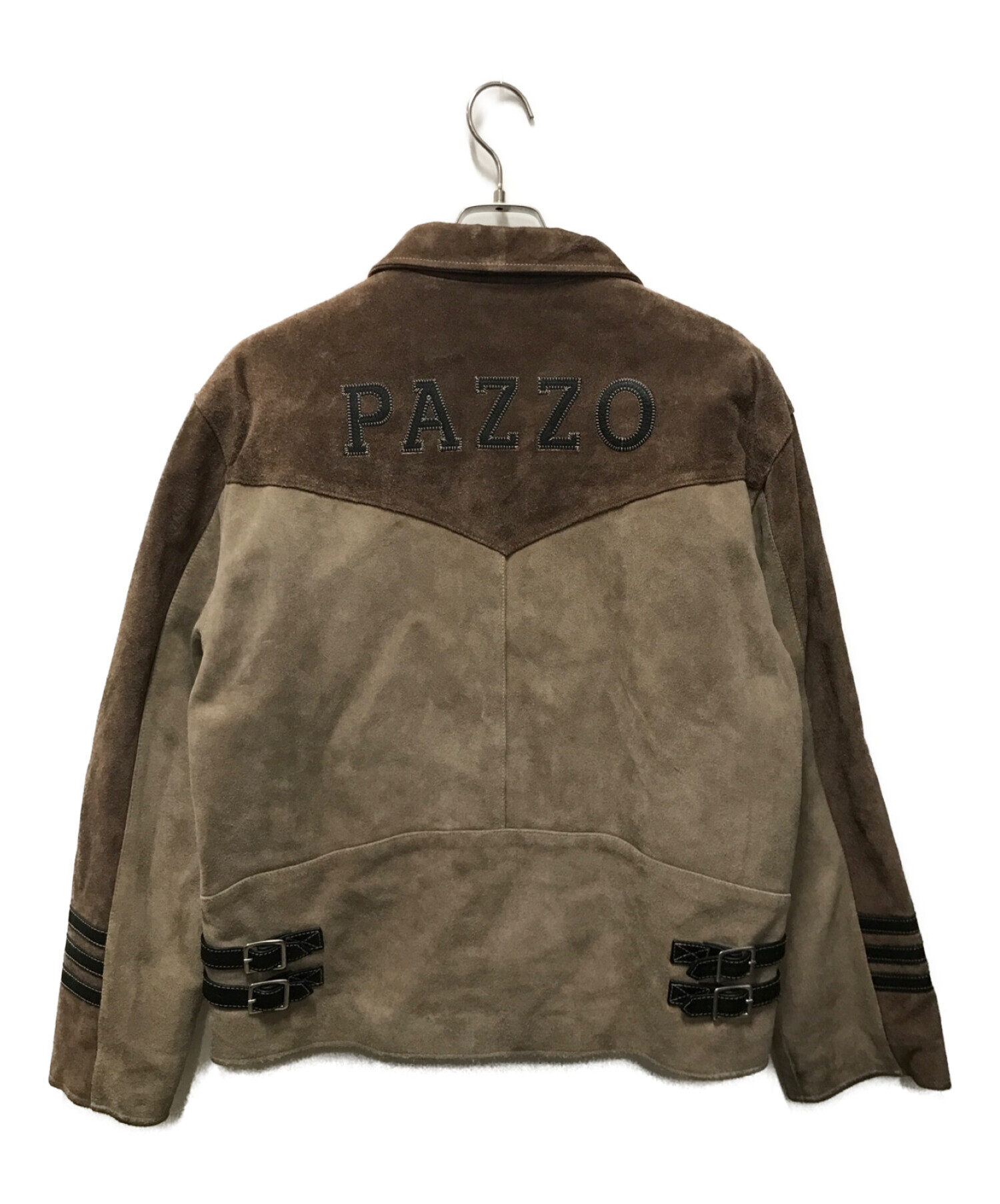 中古・古着通販】PAZZO (パッゾ) スエードジャケット ブラウン サイズ