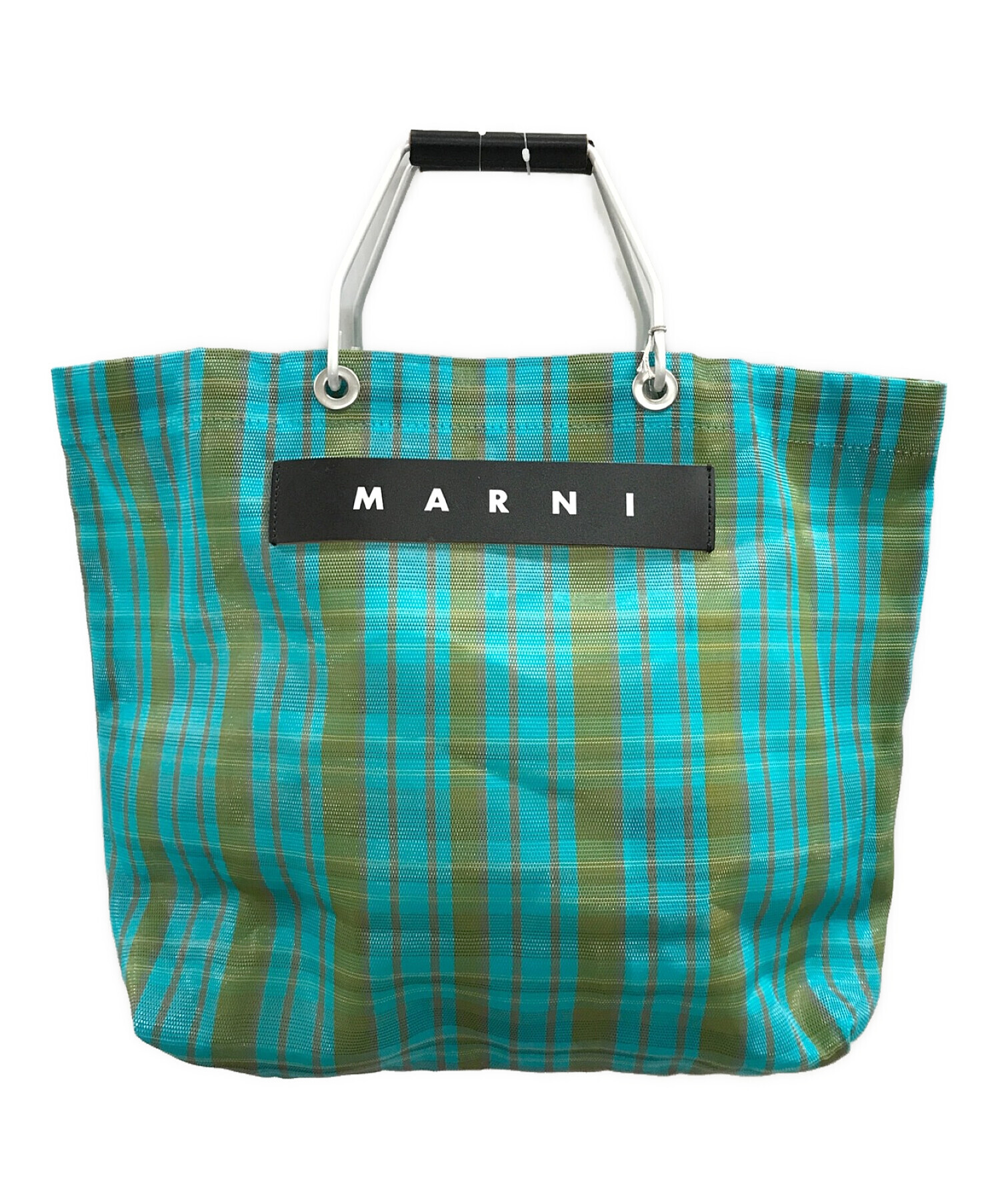 中古・古着通販】MARNI (マルニ) MARKET STRIPE BAG グリーン｜ブランド・古着通販 トレファク公式【TREFAC  FASHION】スマホサイト