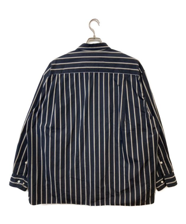 中古・古着通販】REPLAY (リプレイ) no. (ナンバー) OVERSIZE STRIPE SHIRTS ネイビー  サイズ:2｜ブランド・古着通販 トレファク公式【TREFAC FASHION】スマホサイト