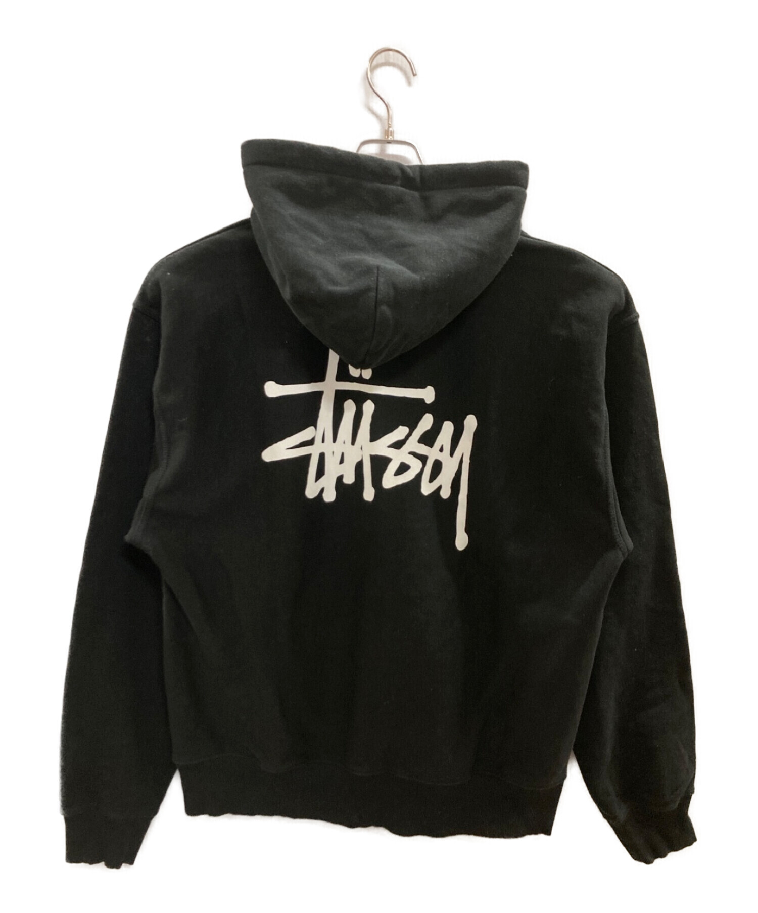 stussy (ステューシー) ジップパーカー ブラック サイズ:XL