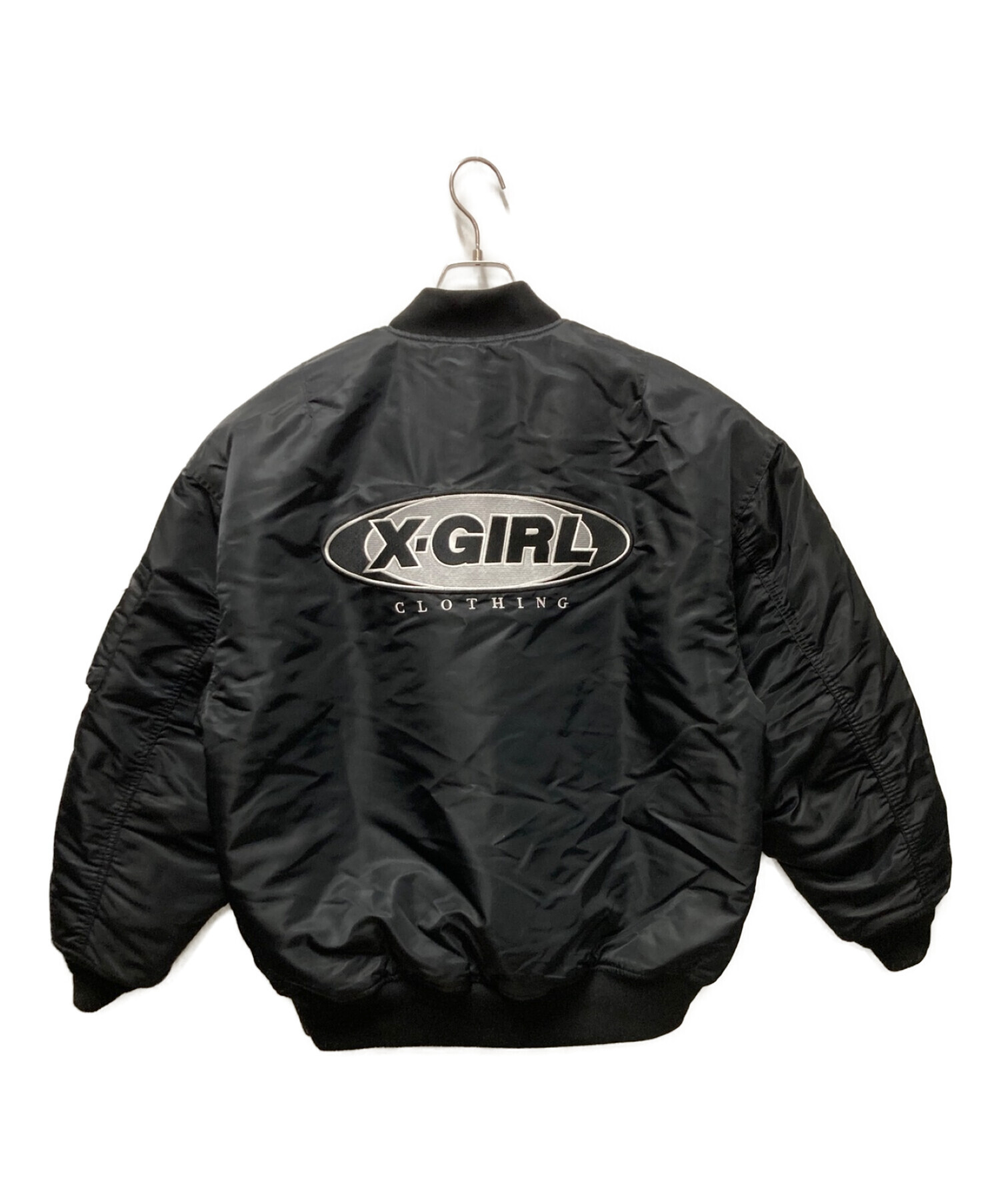 中古・古着通販】X-GIRL (エックスガール) MA-1 JACKET ブラック