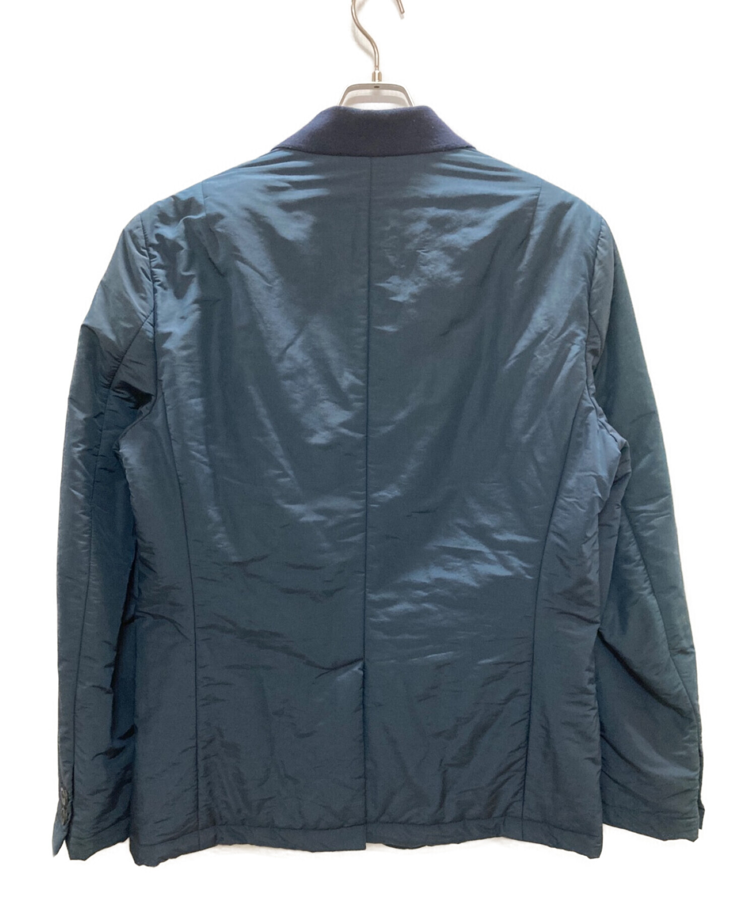 EMPORIO ARMANI (エンポリオアルマーニ) 中綿テーラードジャケット ネイビー サイズ:54