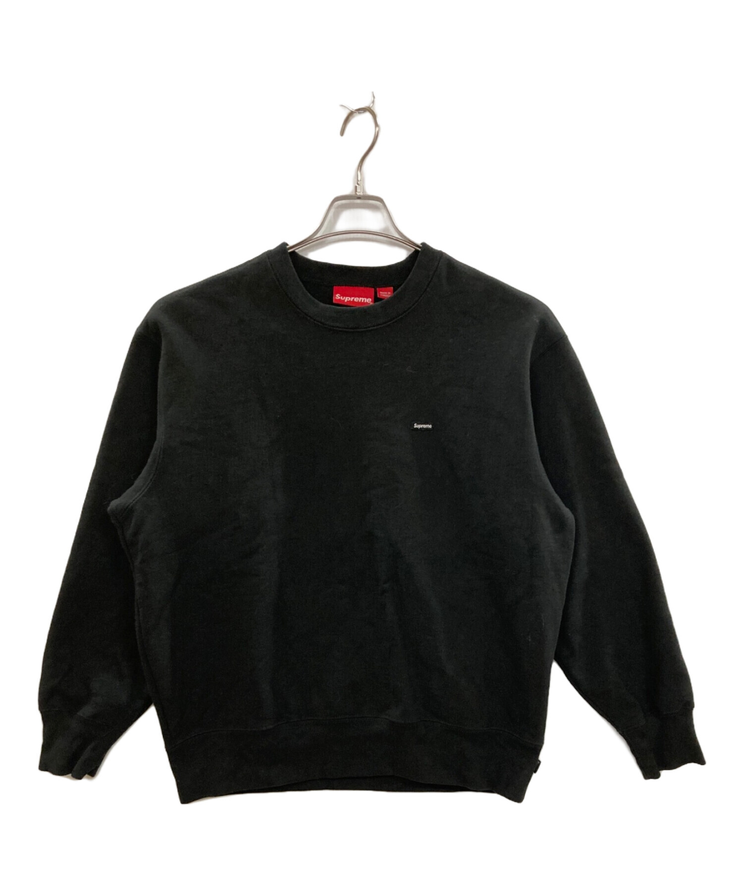 中古・古着通販】SUPREME (シュプリーム) Small Box Raglan Crewneck Black ブラック  サイズ:S｜ブランド・古着通販 トレファク公式【TREFAC FASHION】スマホサイト