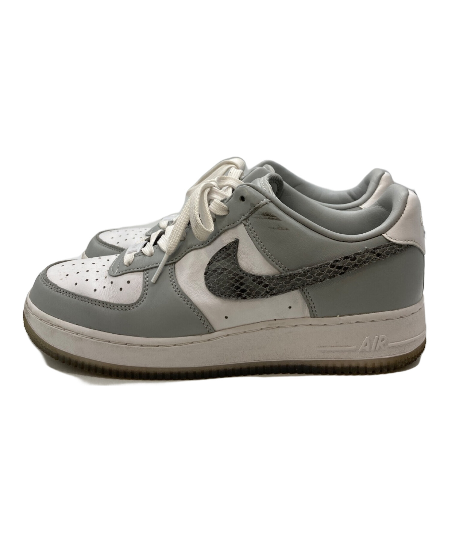 NIKE (ナイキ) By You Air Force 1 Low Unlockd ホワイト×グレー サイズ:26.5cm