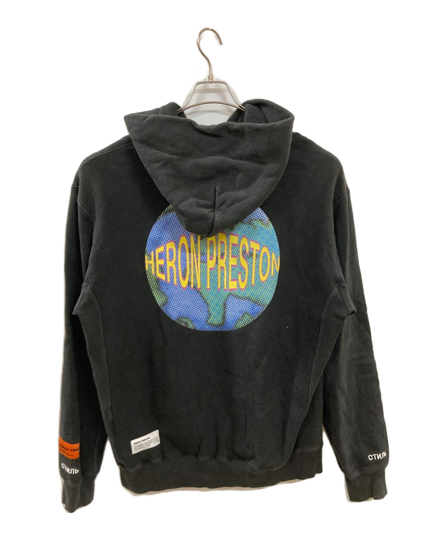 中古・古着通販】HERON PRESTON (ヘロンプレストン) パーカー/HERON PRESTON ブラック サイズ:Ｍ｜ブランド・古着通販  トレファク公式【TREFAC FASHION】スマホサイト