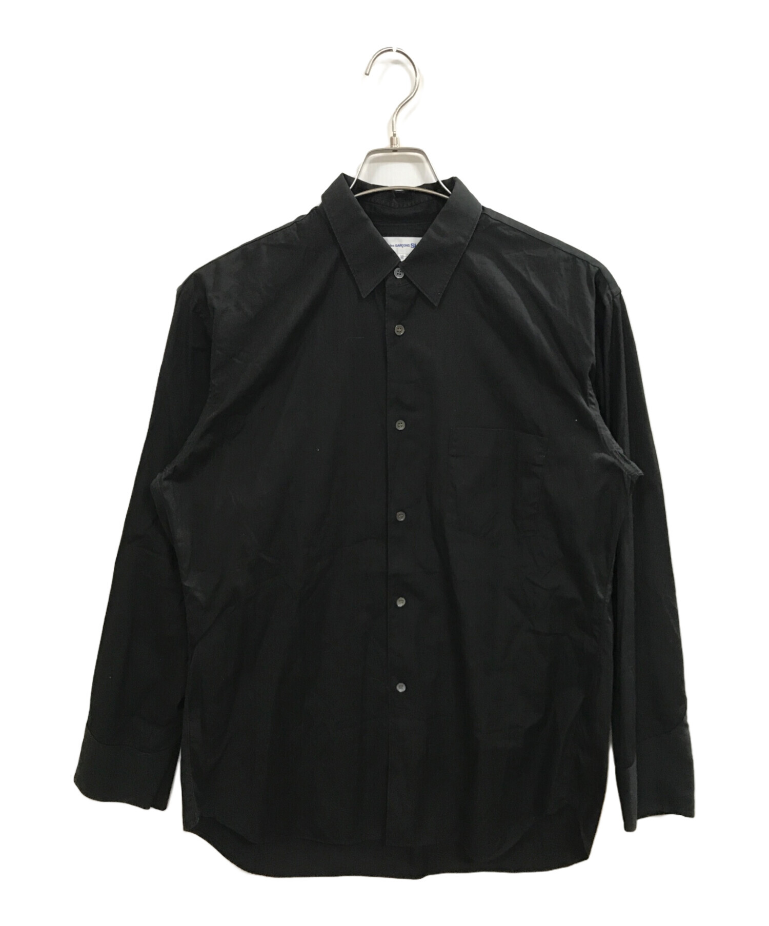 中古・古着通販】COMME des GARCONS SHIRT (コムデギャルソンシャツ) シャツ ブラック サイズ:Ｍ｜ブランド・古着通販  トレファク公式【TREFAC FASHION】スマホサイト