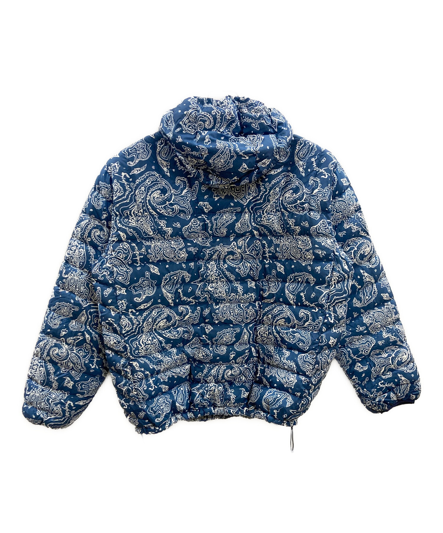 中古・古着通販】SUPREME (シュプリーム) Micro Down Half Zip Hooded Pullover Blue Paisley  ネイビー サイズ:Ｍ｜ブランド・古着通販 トレファク公式【TREFAC FASHION】スマホサイト