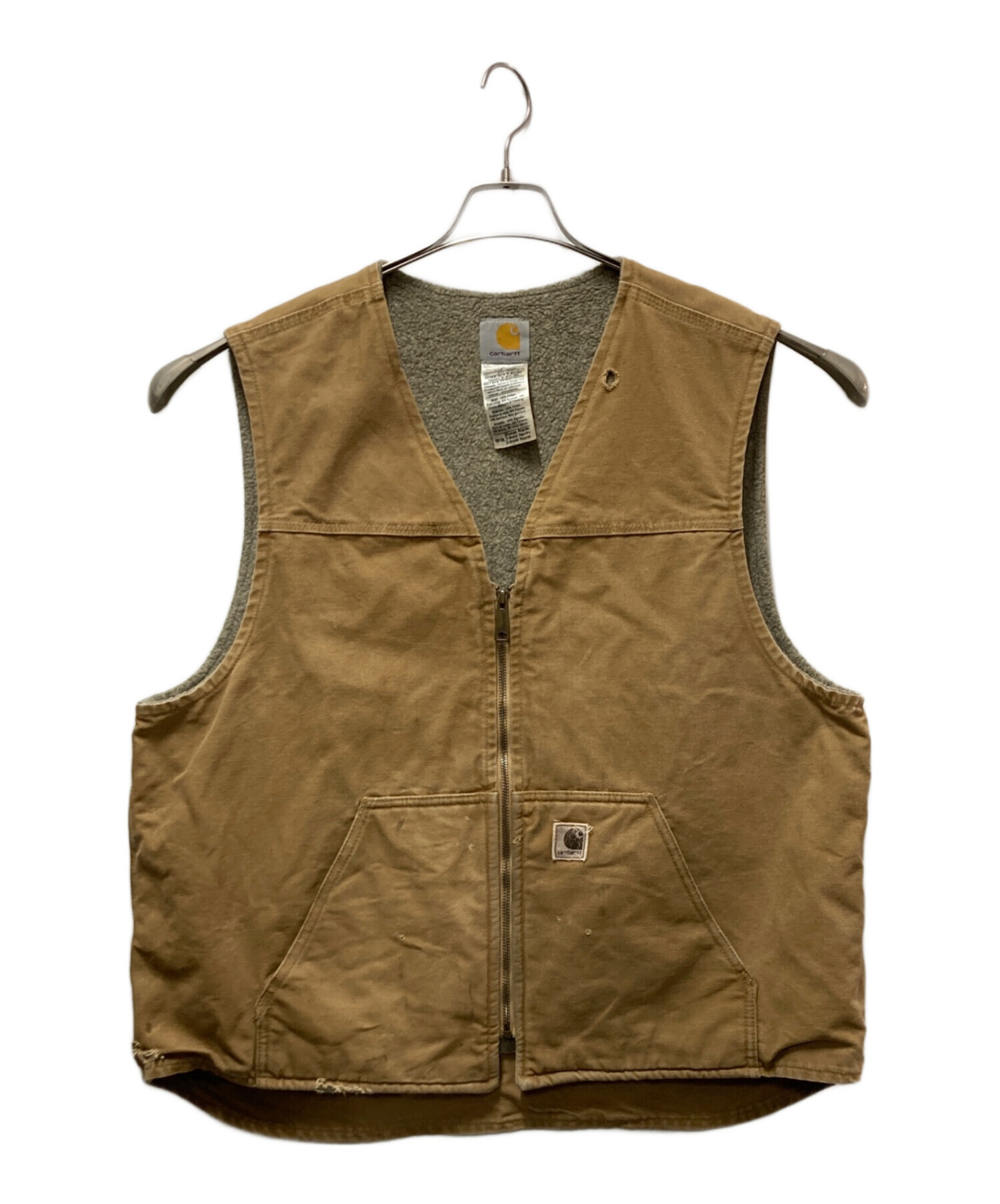 中古・古着通販】CarHartt (カーハート) ダック地ベスト ブラウン サイズ:XL｜ブランド・古着通販 トレファク公式【TREFAC  FASHION】スマホサイト