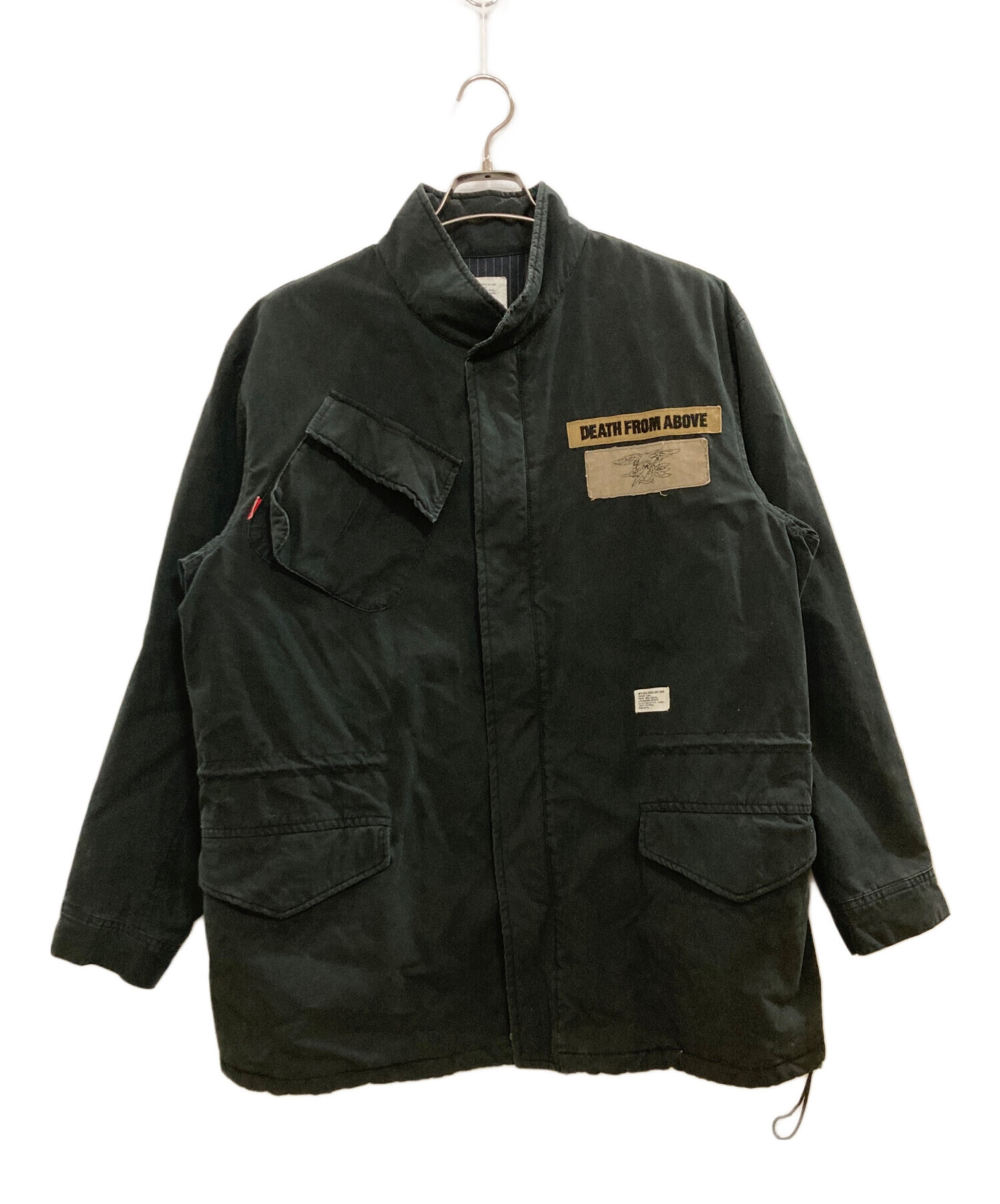 中古・古着通販】WTAPS (ダブルタップス) M65型ミリタリージャケット TSDT-JK03 ブラック サイズ:表記なし｜ブランド・古着通販  トレファク公式【TREFAC FASHION】スマホサイト