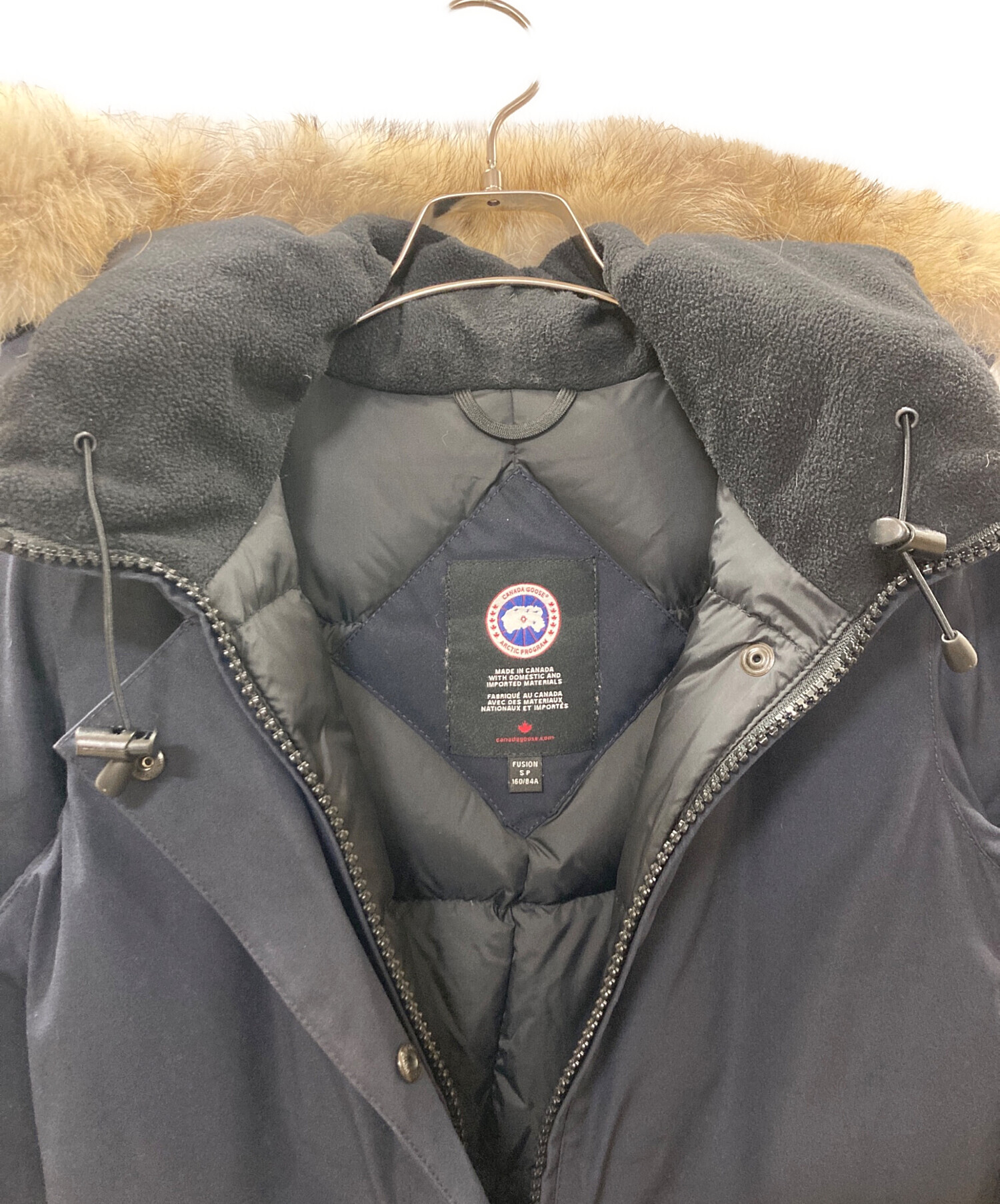 中古・古着通販】CANADA GOOSE (カナダグース) ヴィクトリアパーカー ネイビー サイズ:S｜ブランド・古着通販  トレファク公式【TREFAC FASHION】スマホサイト