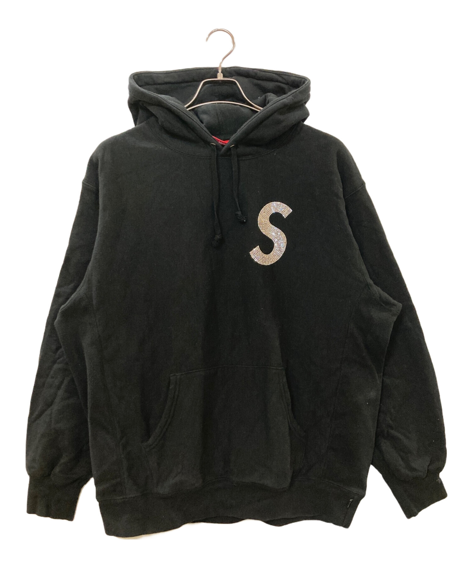 中古・古着通販】SUPREME (シュプリーム) Sロゴプルオーバーパーカー ブラック サイズ:Ｌ｜ブランド・古着通販 トレファク公式【TREFAC  FASHION】スマホサイト