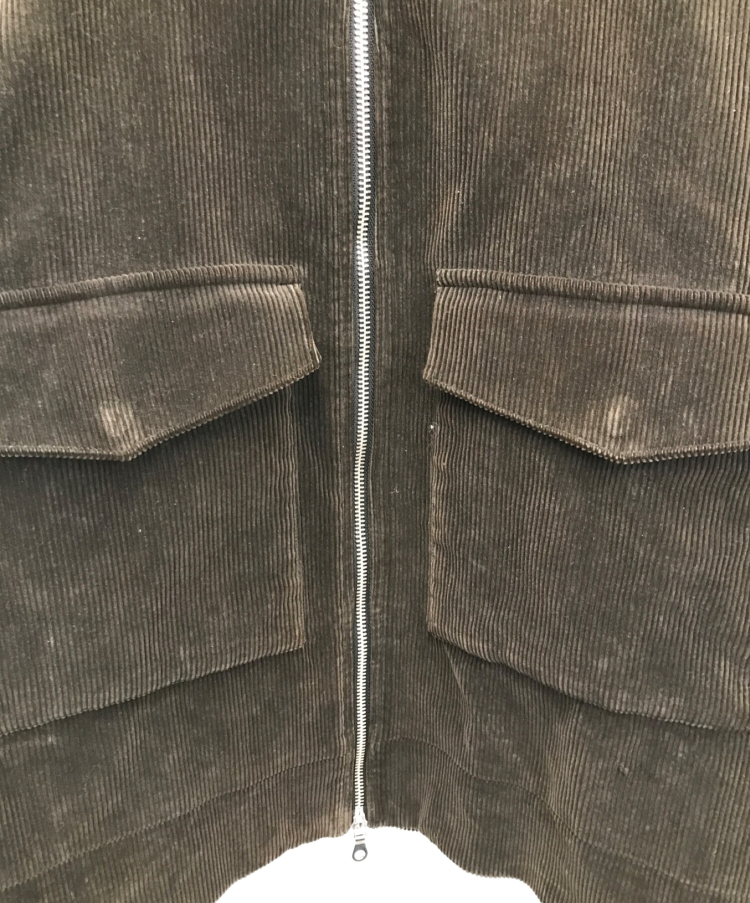 中古・古着通販】uru (ウル) COTTON CORDUROY BLOUSON ブラウン サイズ